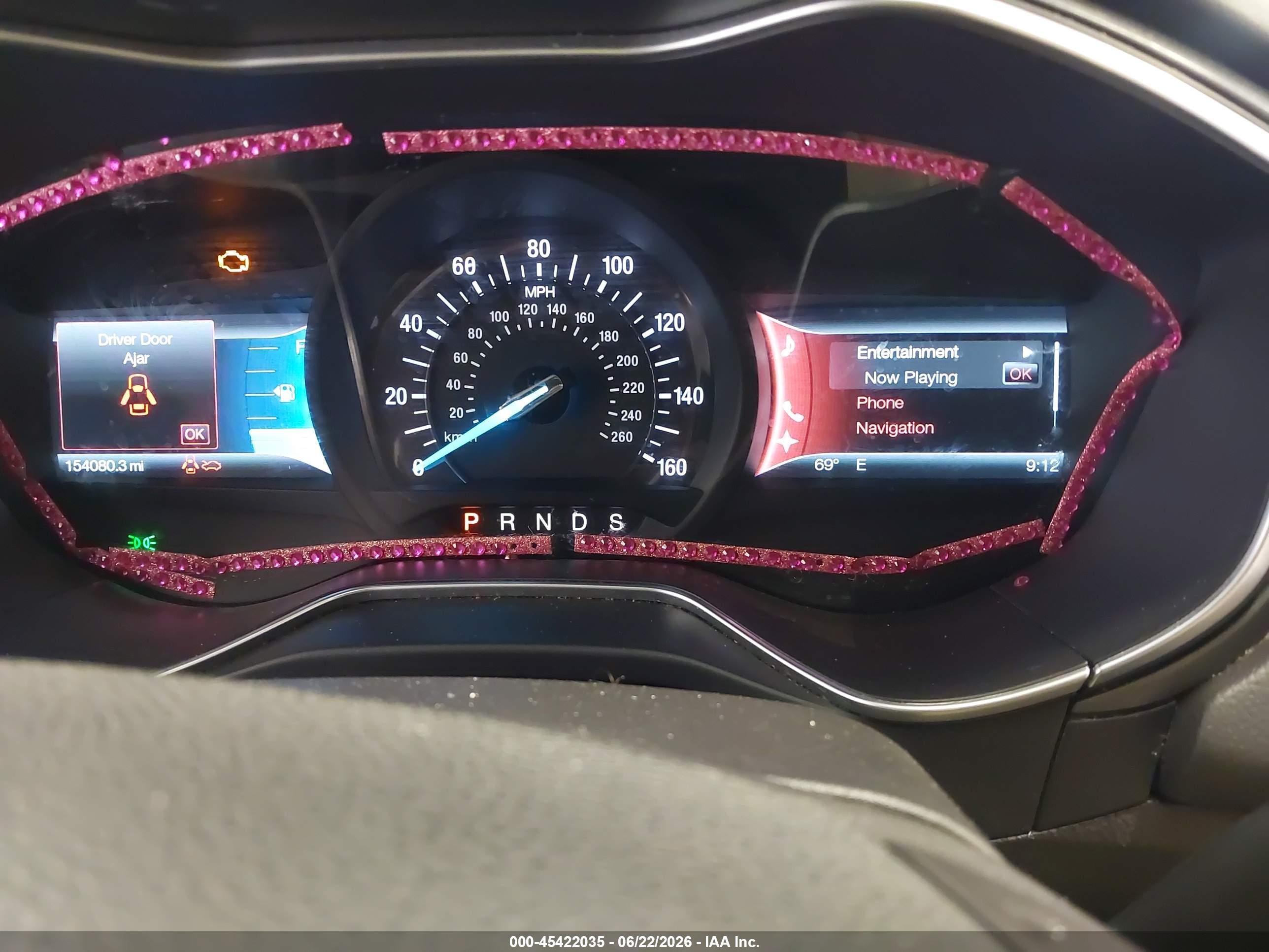 2014 Ford Fusion Titanium Серый vin: 3FA6P0K98ER311447