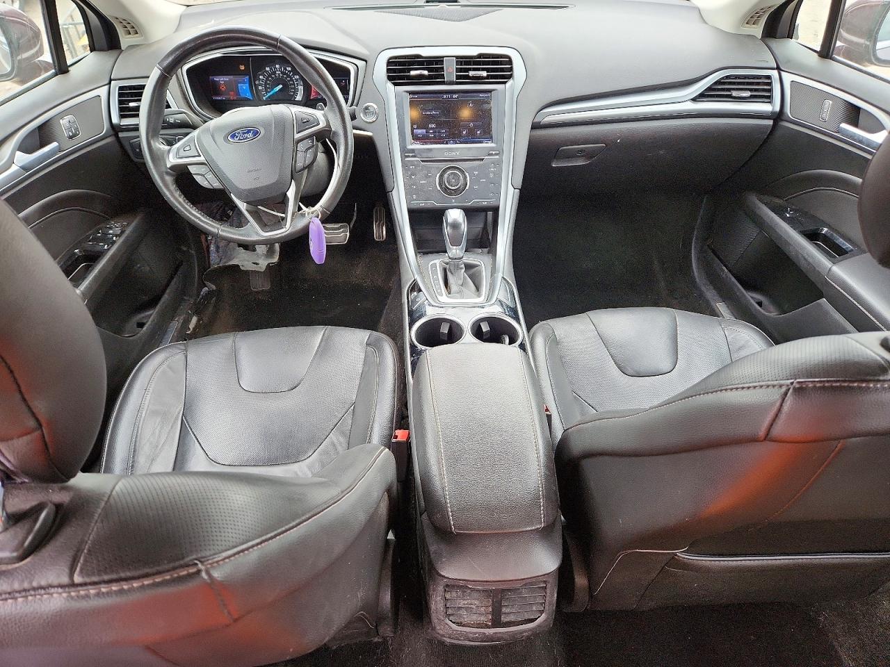 2013 Ford Fusion Titanium Burgundy vin: 3FA6P0K99DR101809