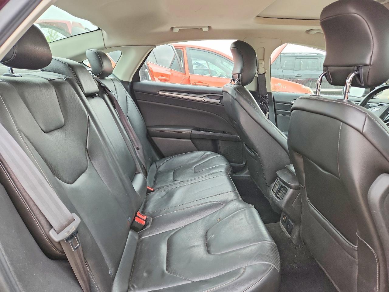 2013 Ford Fusion Titanium Burgundy vin: 3FA6P0K99DR101809