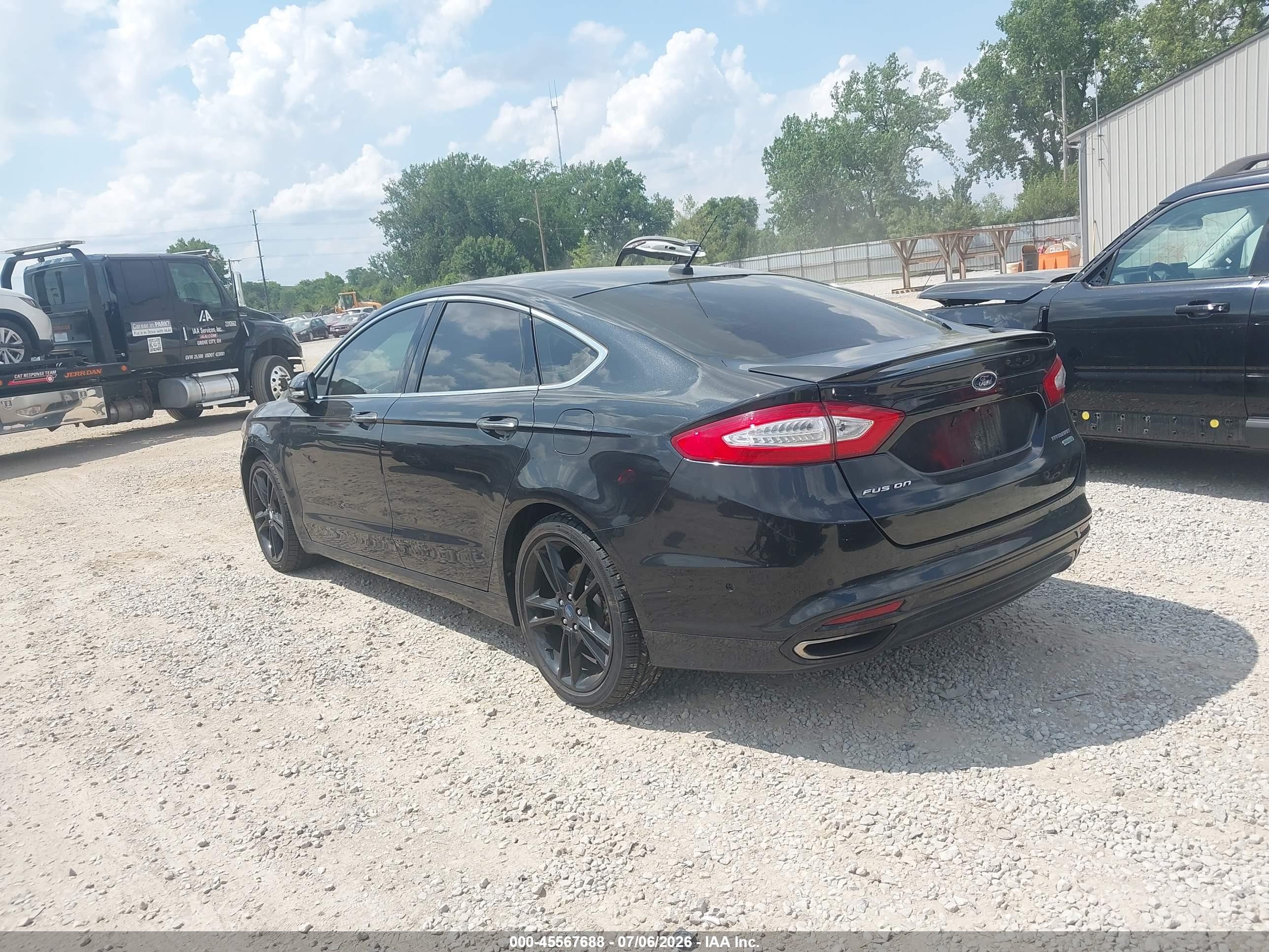 2013 Ford Fusion Titanium Black vin: 3FA6P0K99DR132221