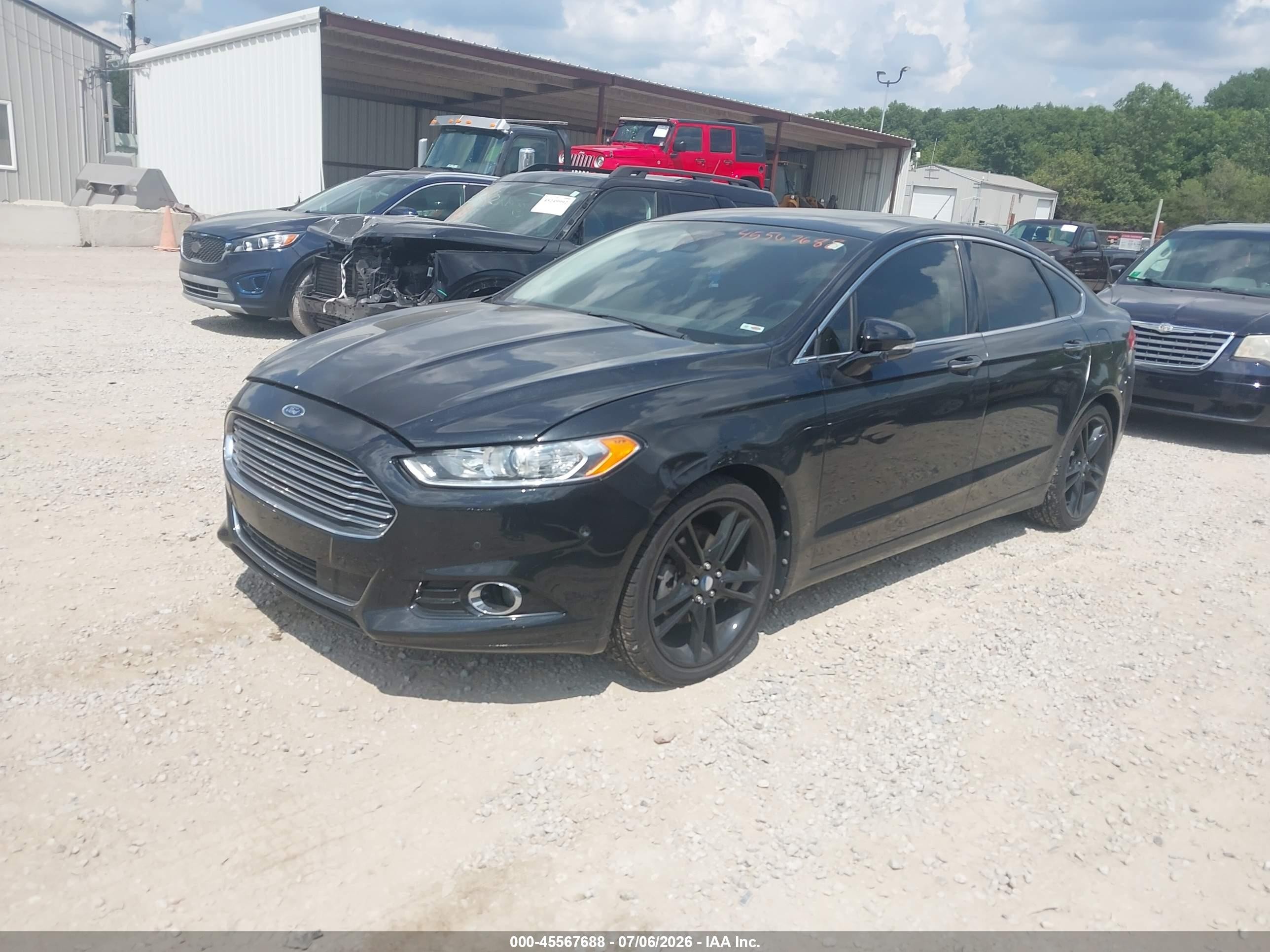 2013 Ford Fusion Titanium Black vin: 3FA6P0K99DR132221