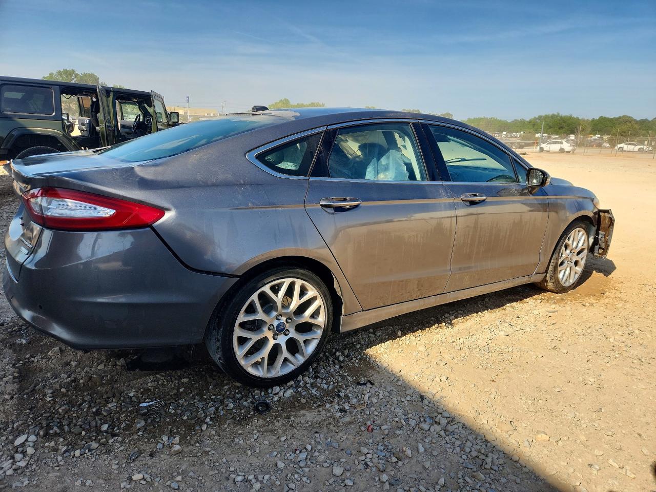 2013 Ford Fusion Titanium Charcoal vin: 3FA6P0K99DR258918