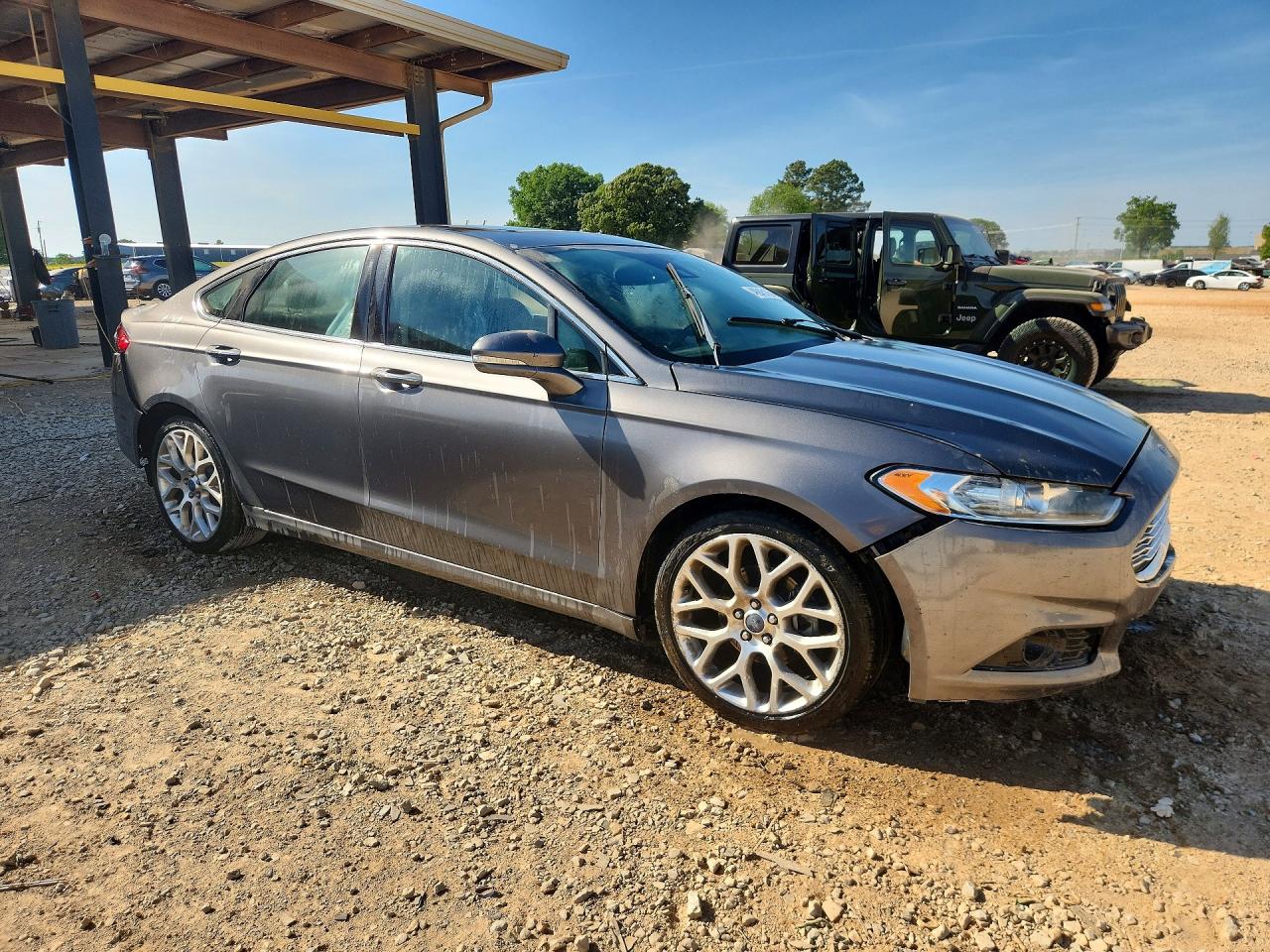 2013 Ford Fusion Titanium Charcoal vin: 3FA6P0K99DR258918