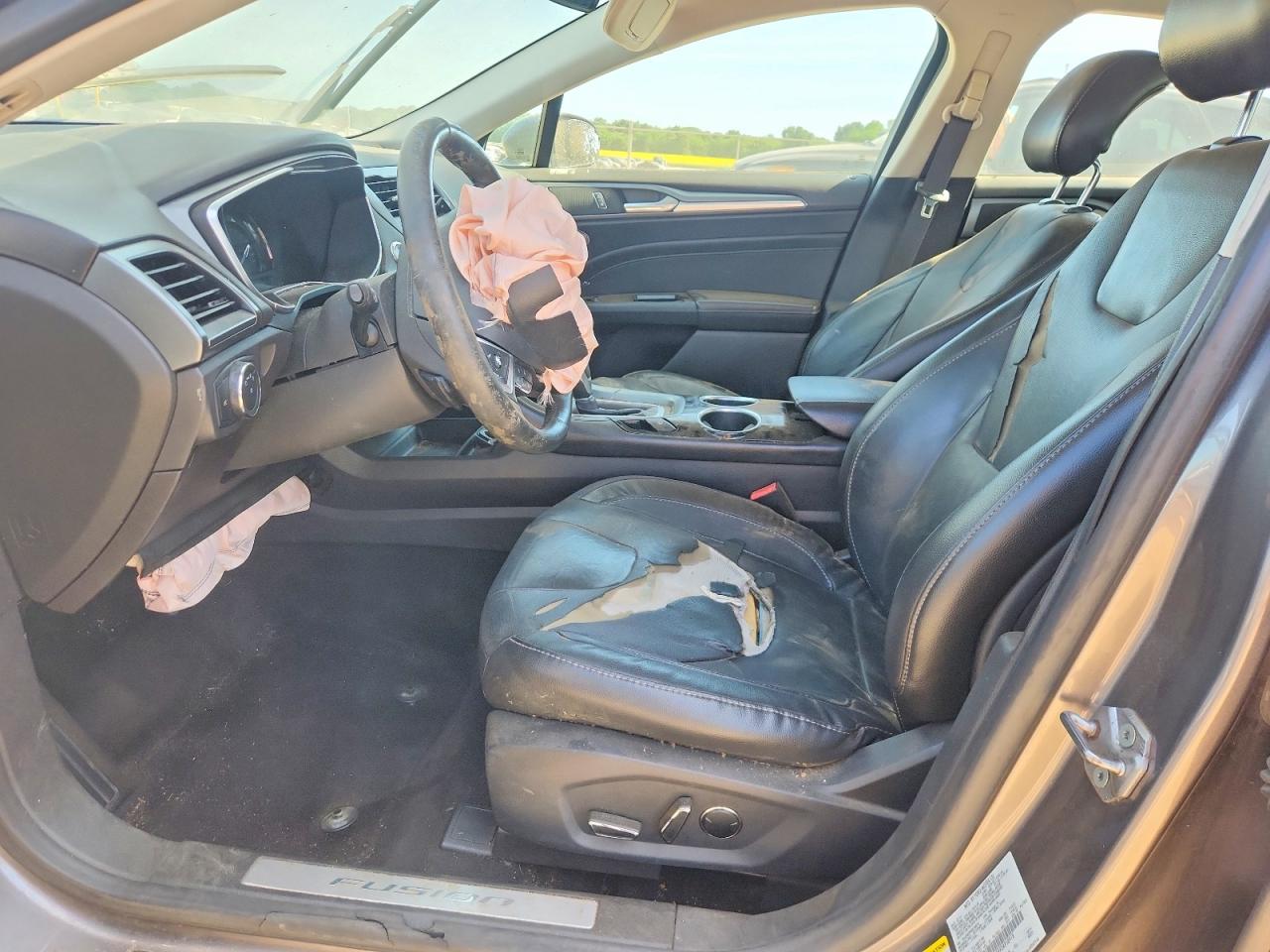 2013 Ford Fusion Titanium Charcoal vin: 3FA6P0K99DR258918