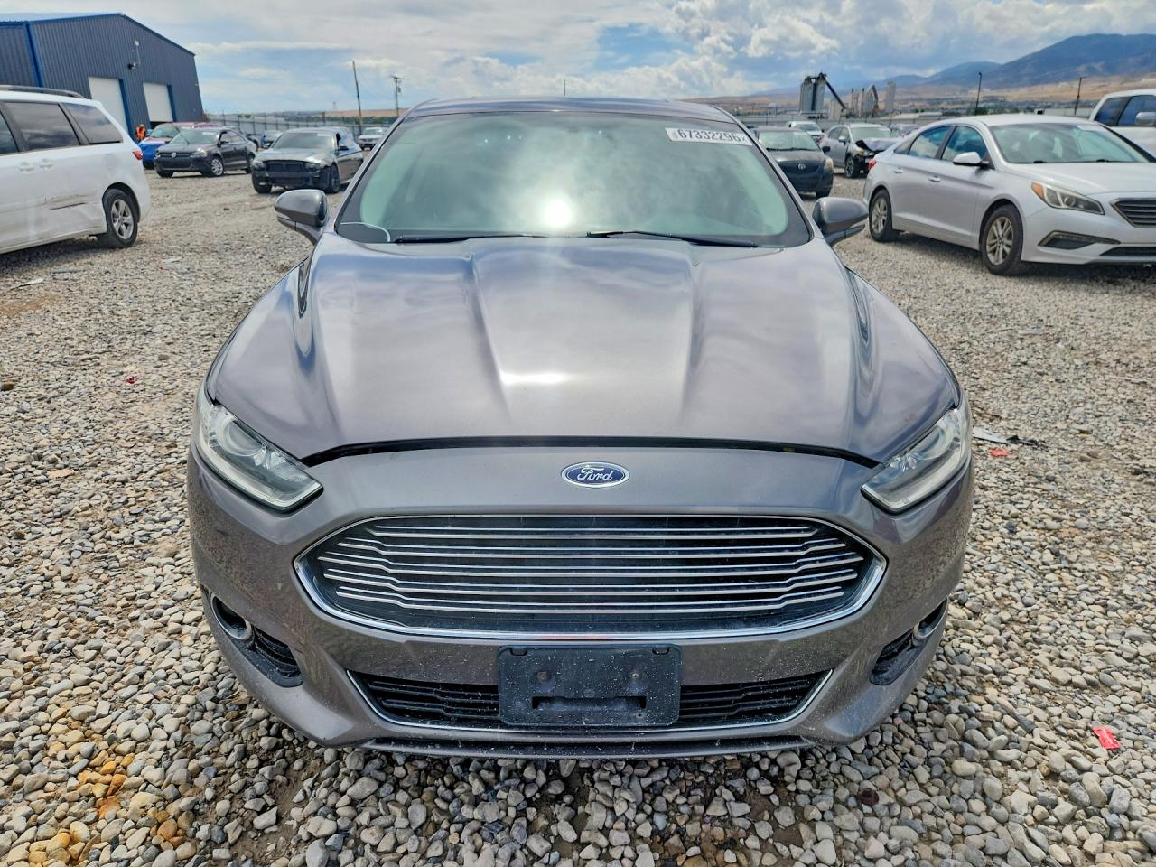2013 Ford Fusion Titanium Silver vin: 3FA6P0K99DR306577