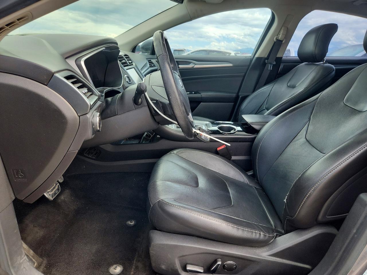 2013 Ford Fusion Titanium Silver vin: 3FA6P0K99DR306577