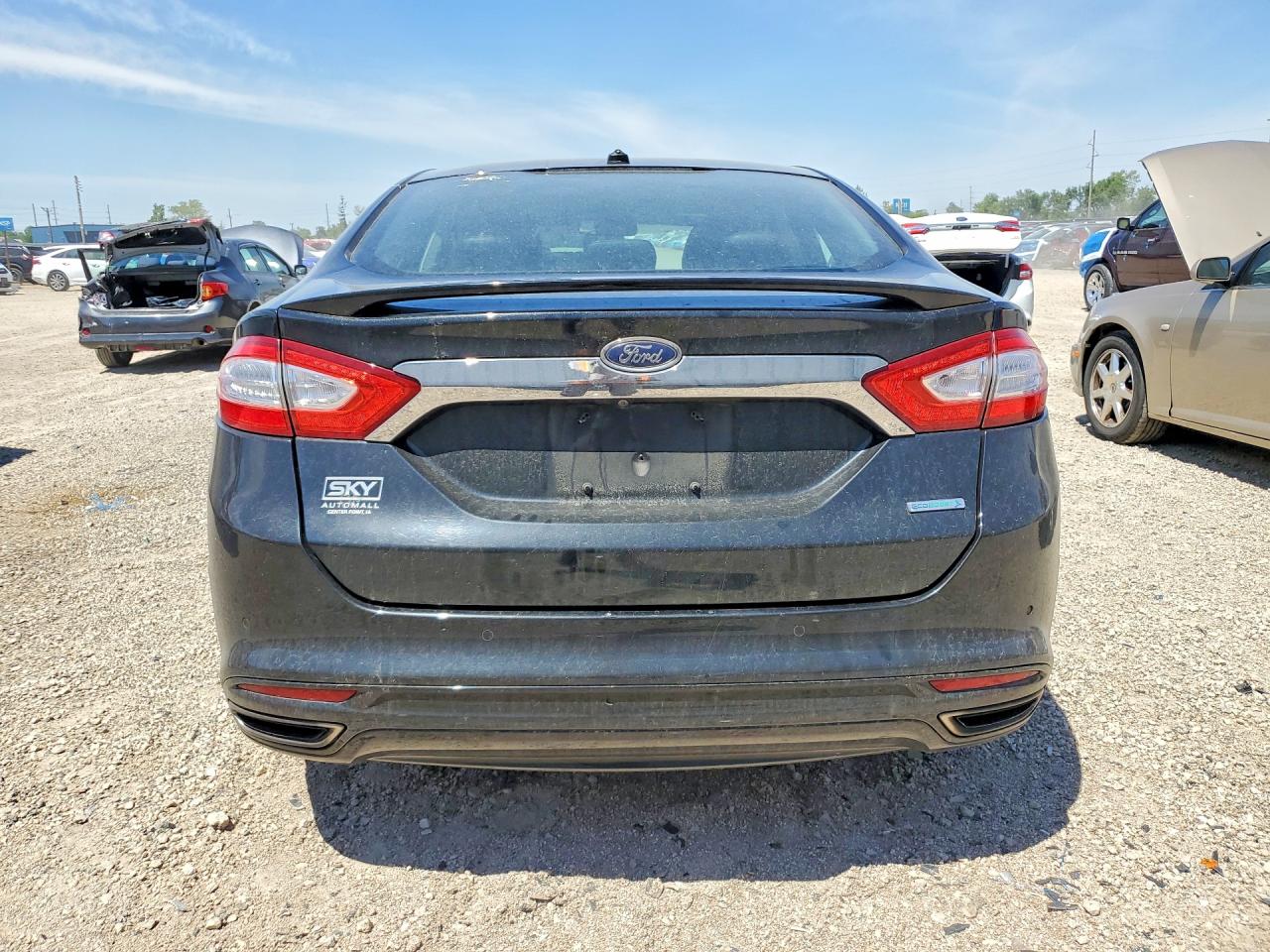 2013 Ford Fusion Titanium Black vin: 3FA6P0K99DR322651