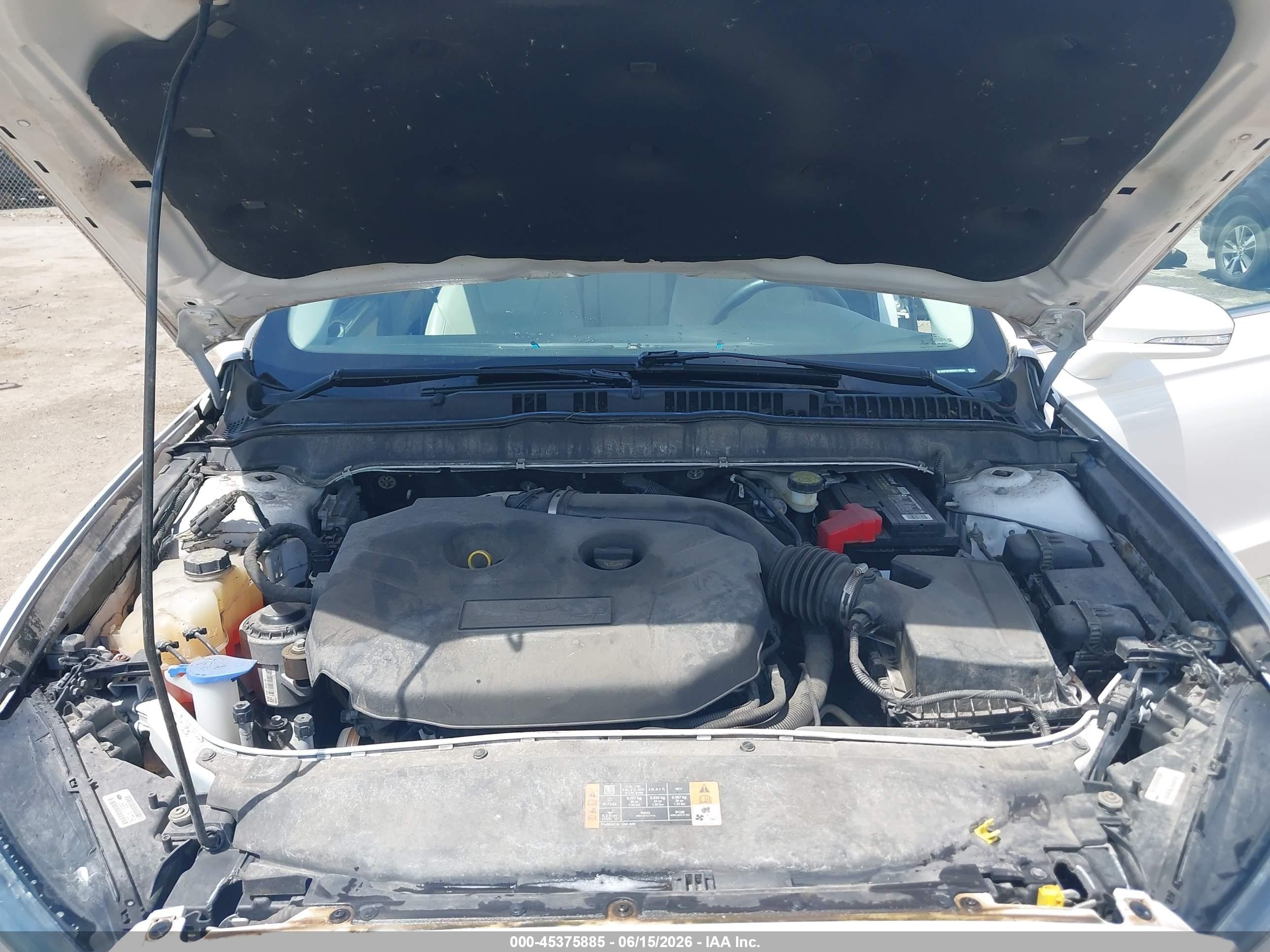 2014 Ford Fusion Titanium Белый vin: 3FA6P0K99ER212684