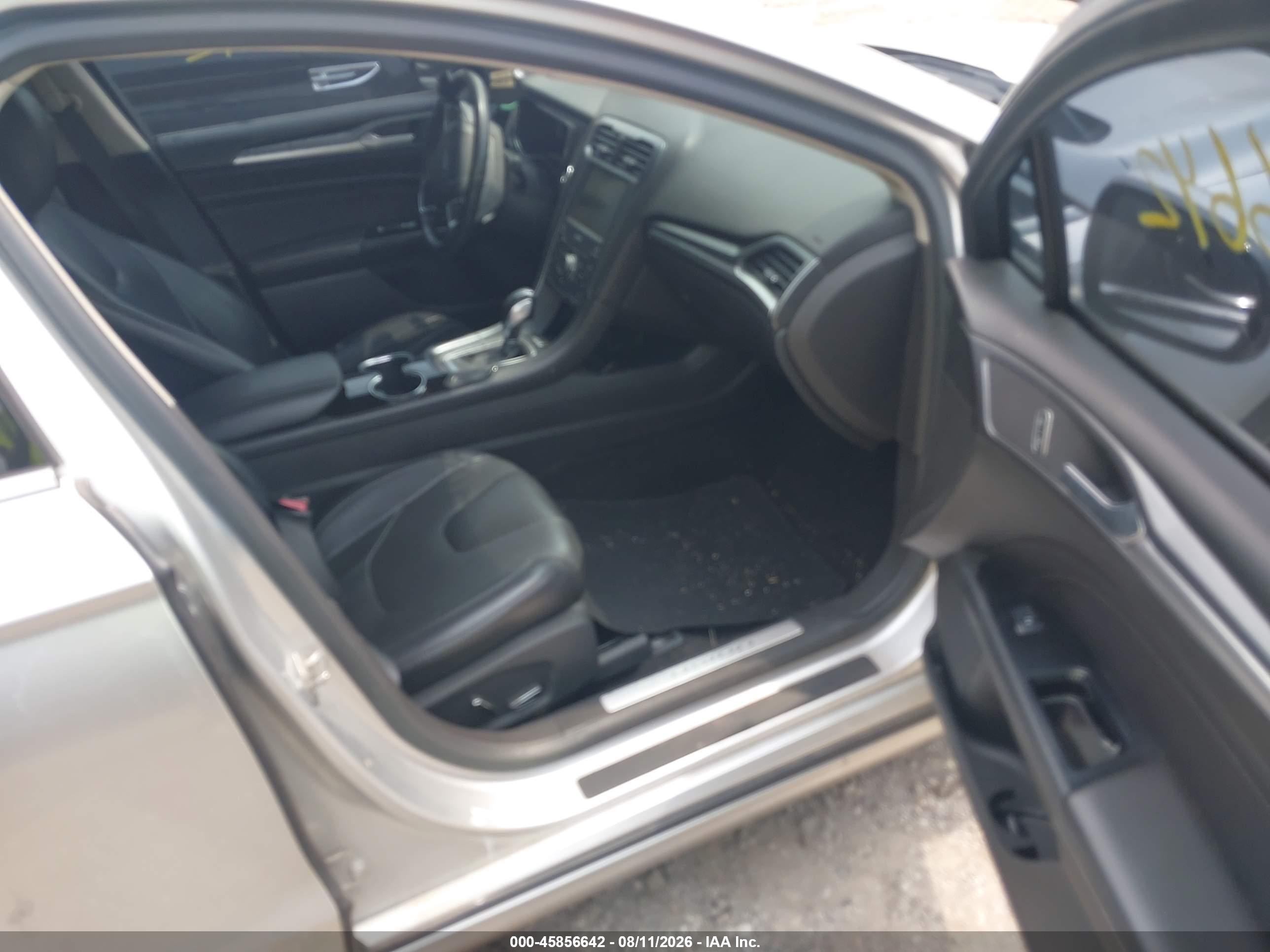2014 Ford Fusion Titanium Silver vin: 3FA6P0K99ER239500