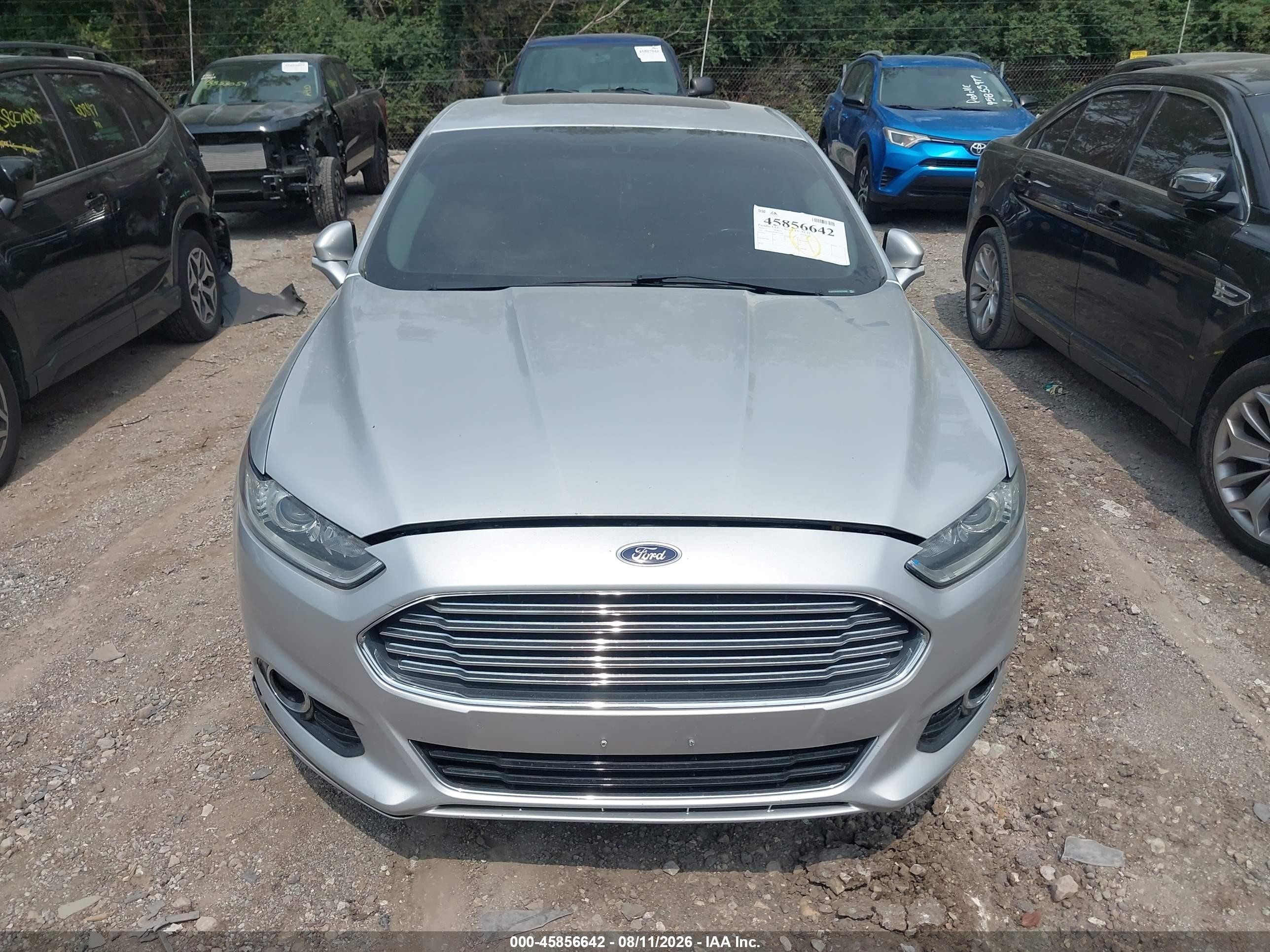 2014 Ford Fusion Titanium Silver vin: 3FA6P0K99ER239500