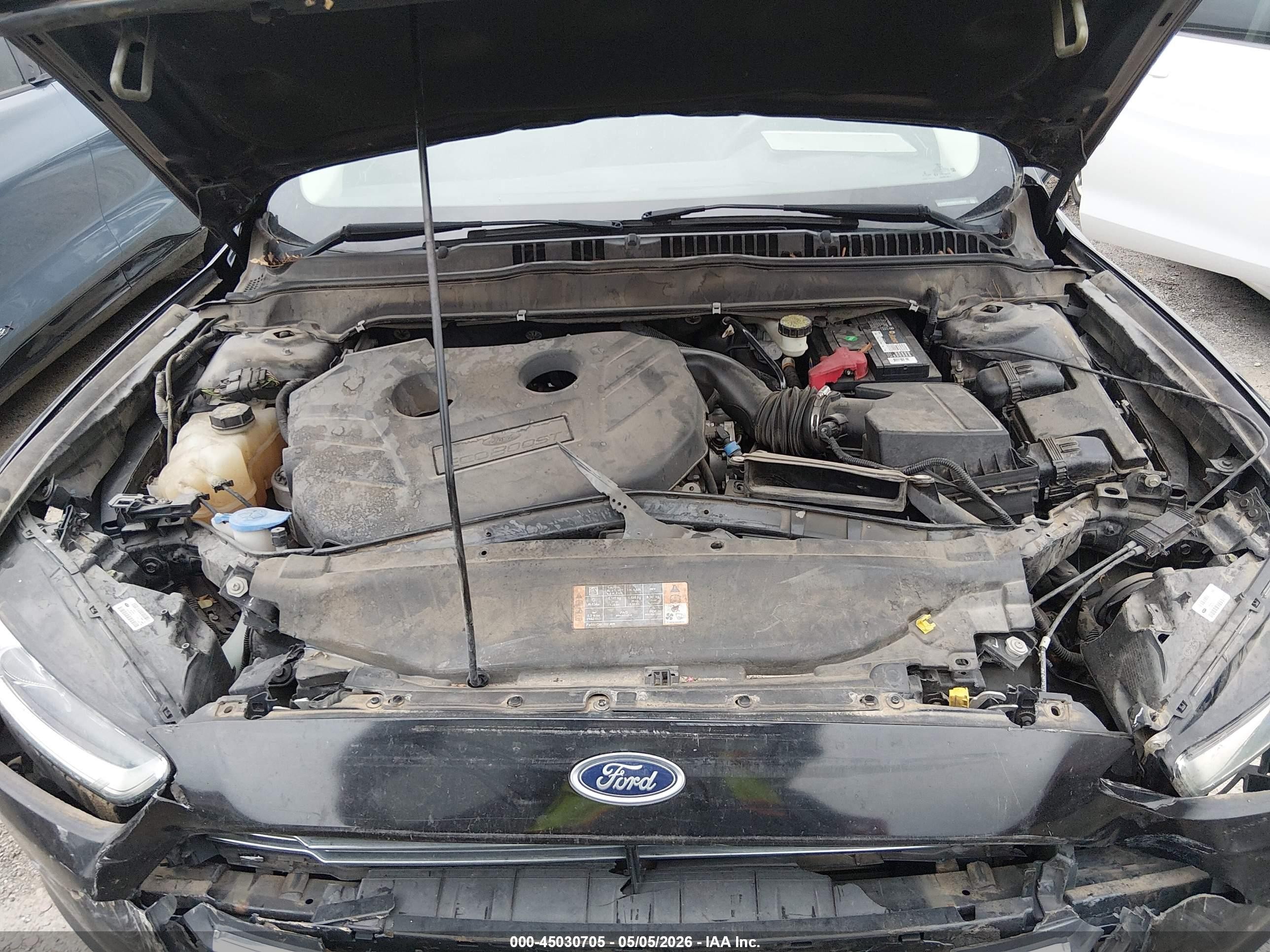 2014 Ford Fusion Titanium Black vin: 3FA6P0K99ER244647