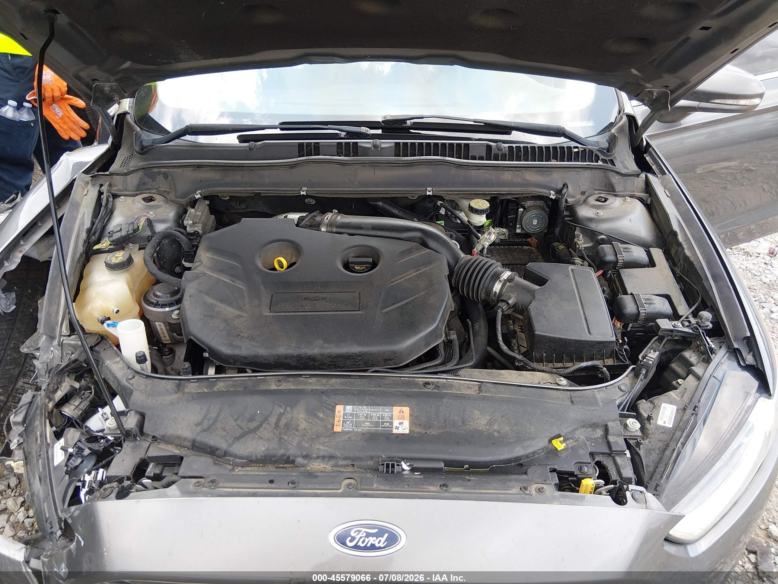 2014 Ford Fusion Titanium Gray vin: 3FA6P0K99ER265322