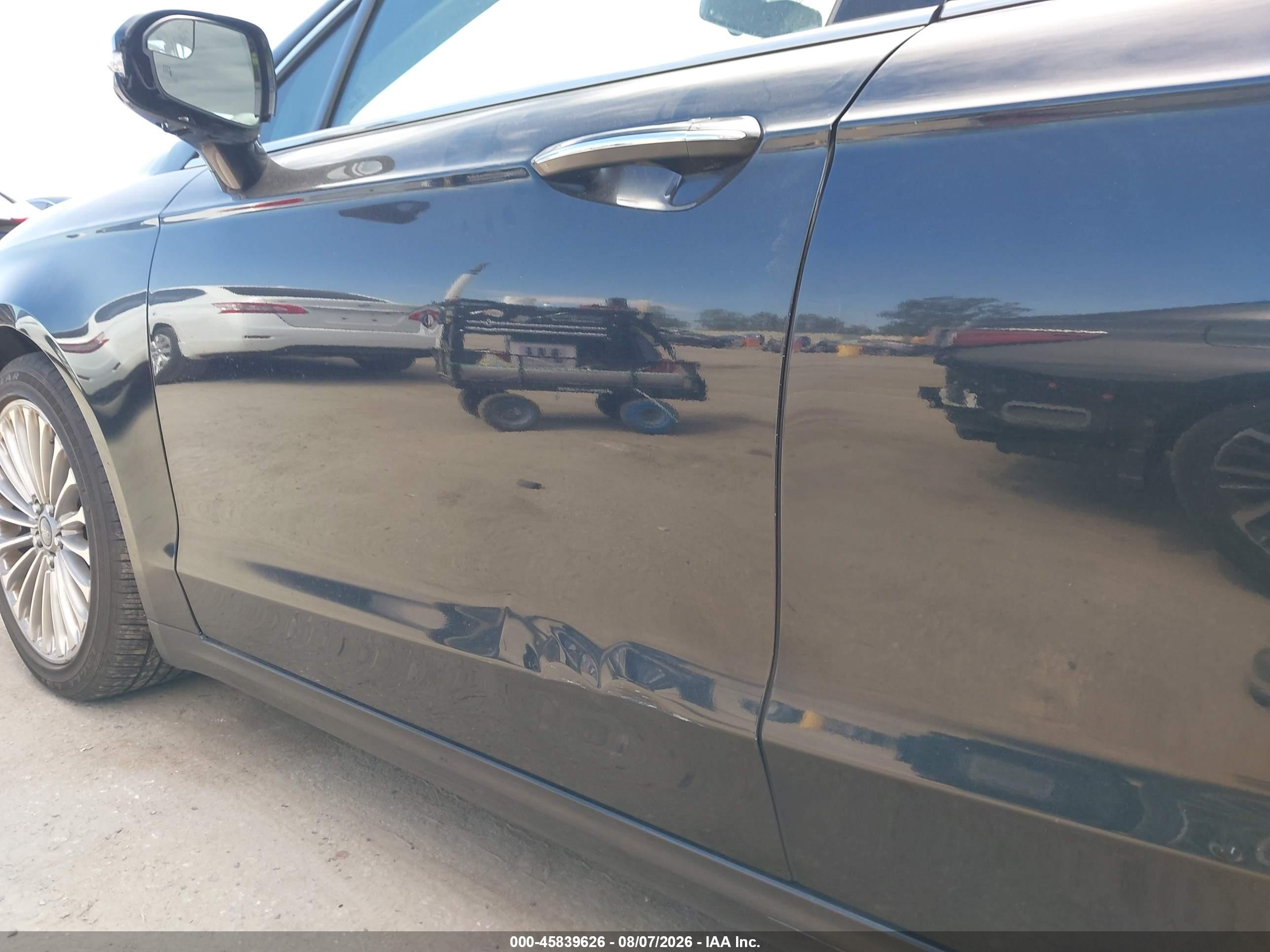 2014 Ford Fusion Titanium Black vin: 3FA6P0K99ER271010