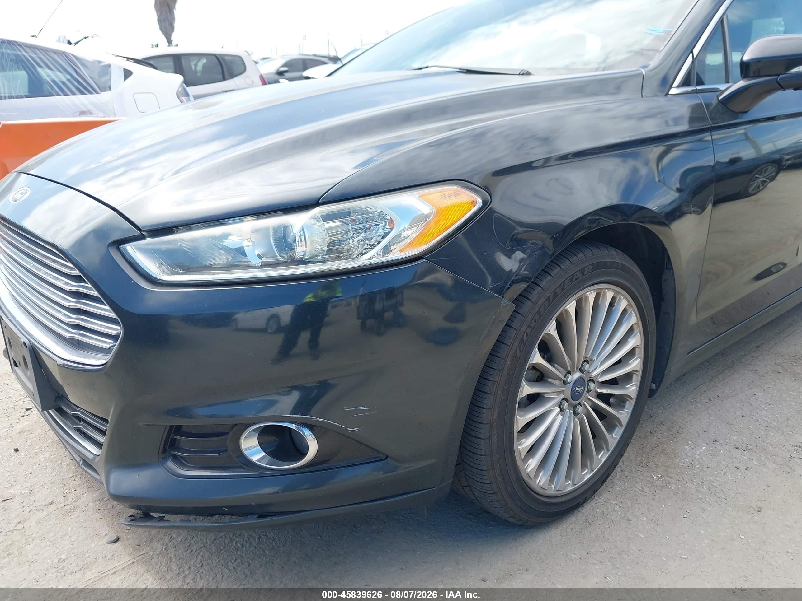 2014 Ford Fusion Titanium Black vin: 3FA6P0K99ER271010