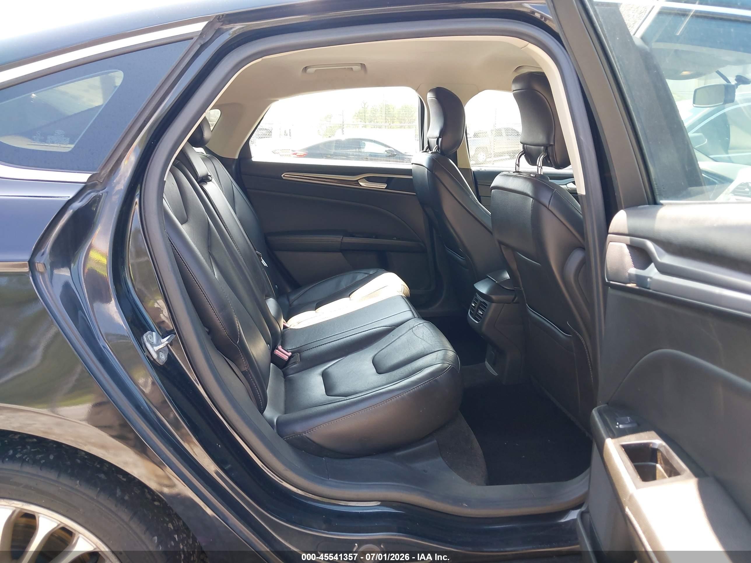 2014 Ford Fusion Titanium Black vin: 3FA6P0K99ER358874