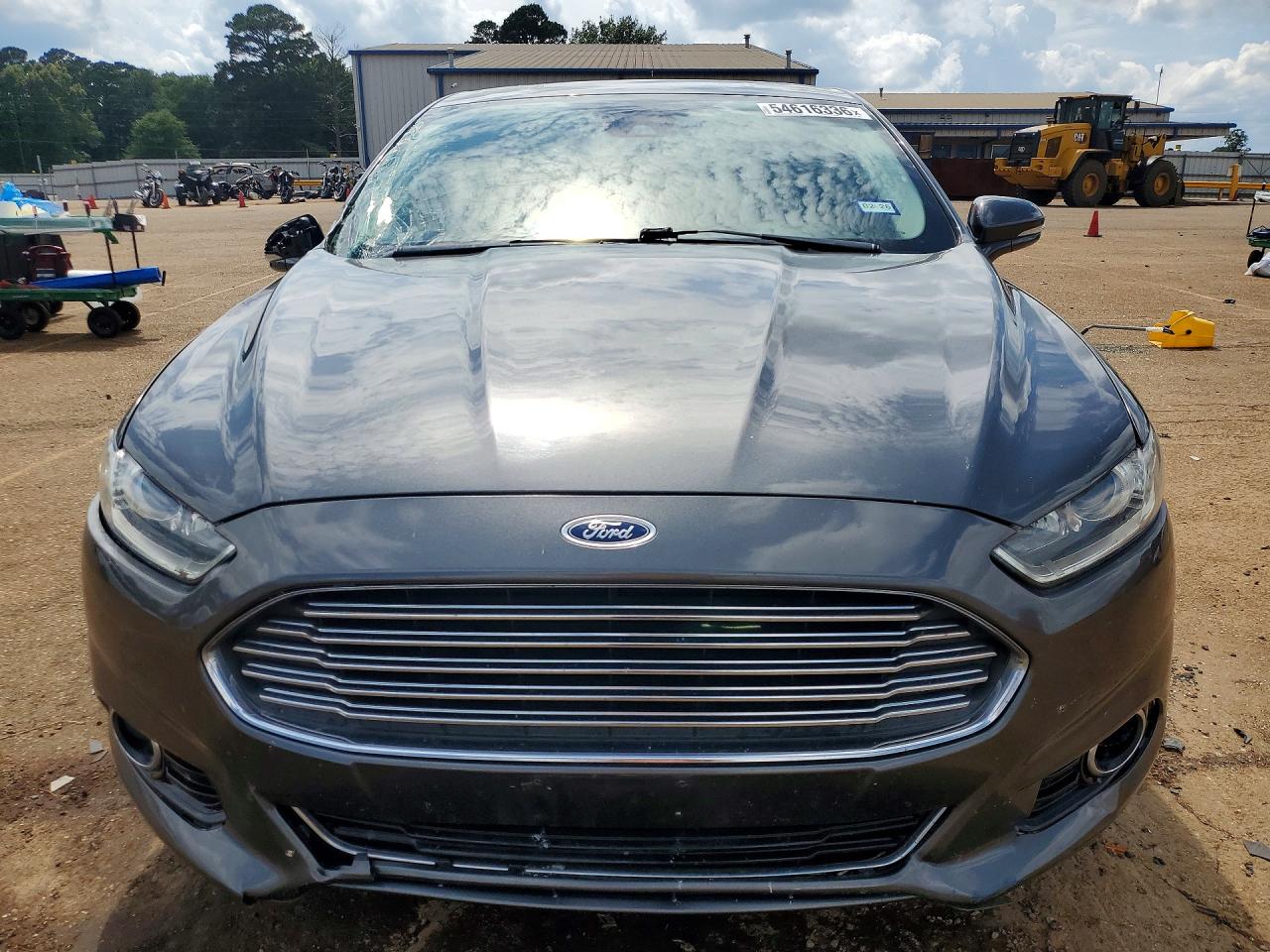 2015 Ford Fusion Titanium Gray vin: 3FA6P0K99FR113848