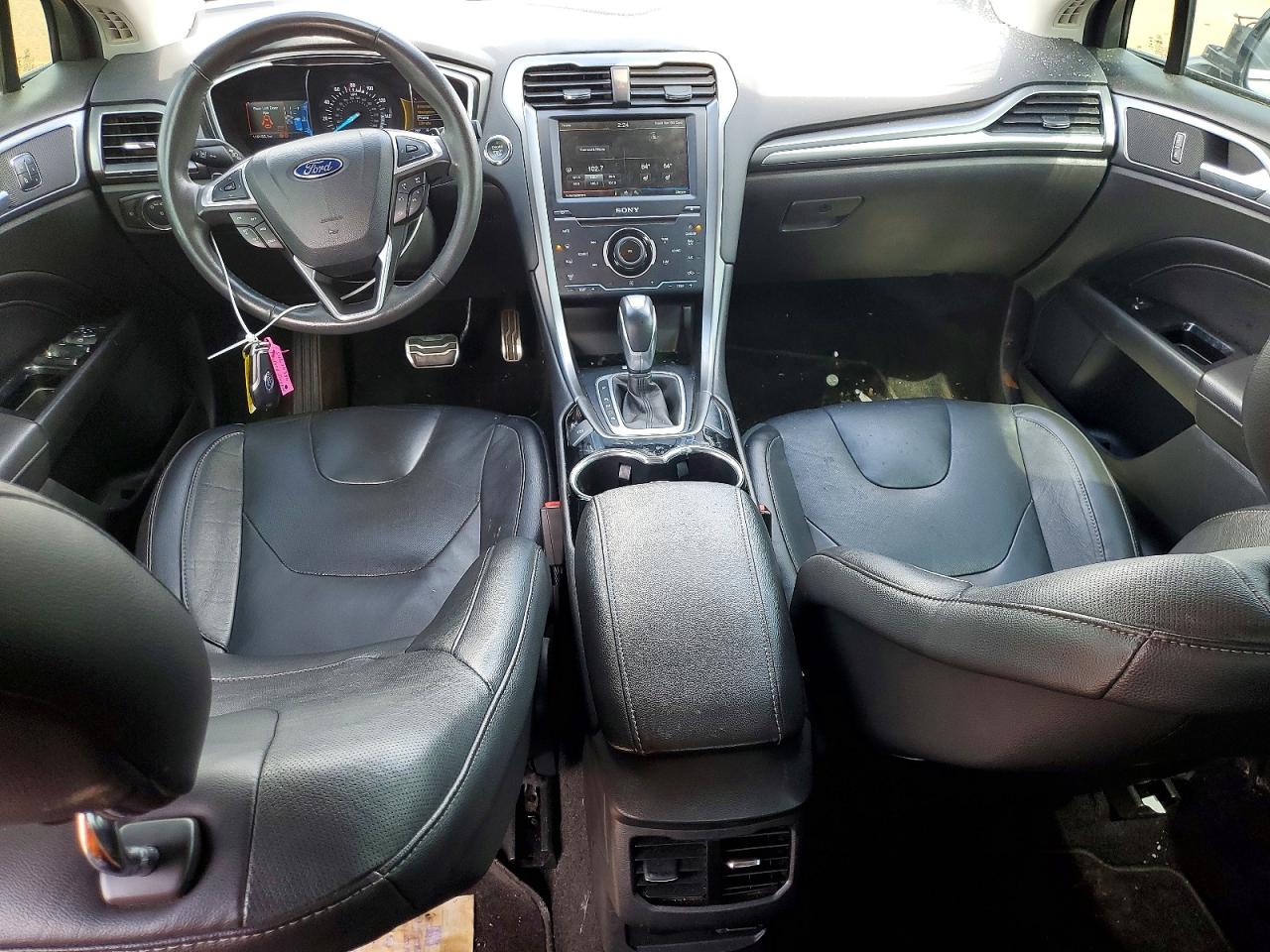 2015 Ford Fusion Titanium Gray vin: 3FA6P0K99FR113848