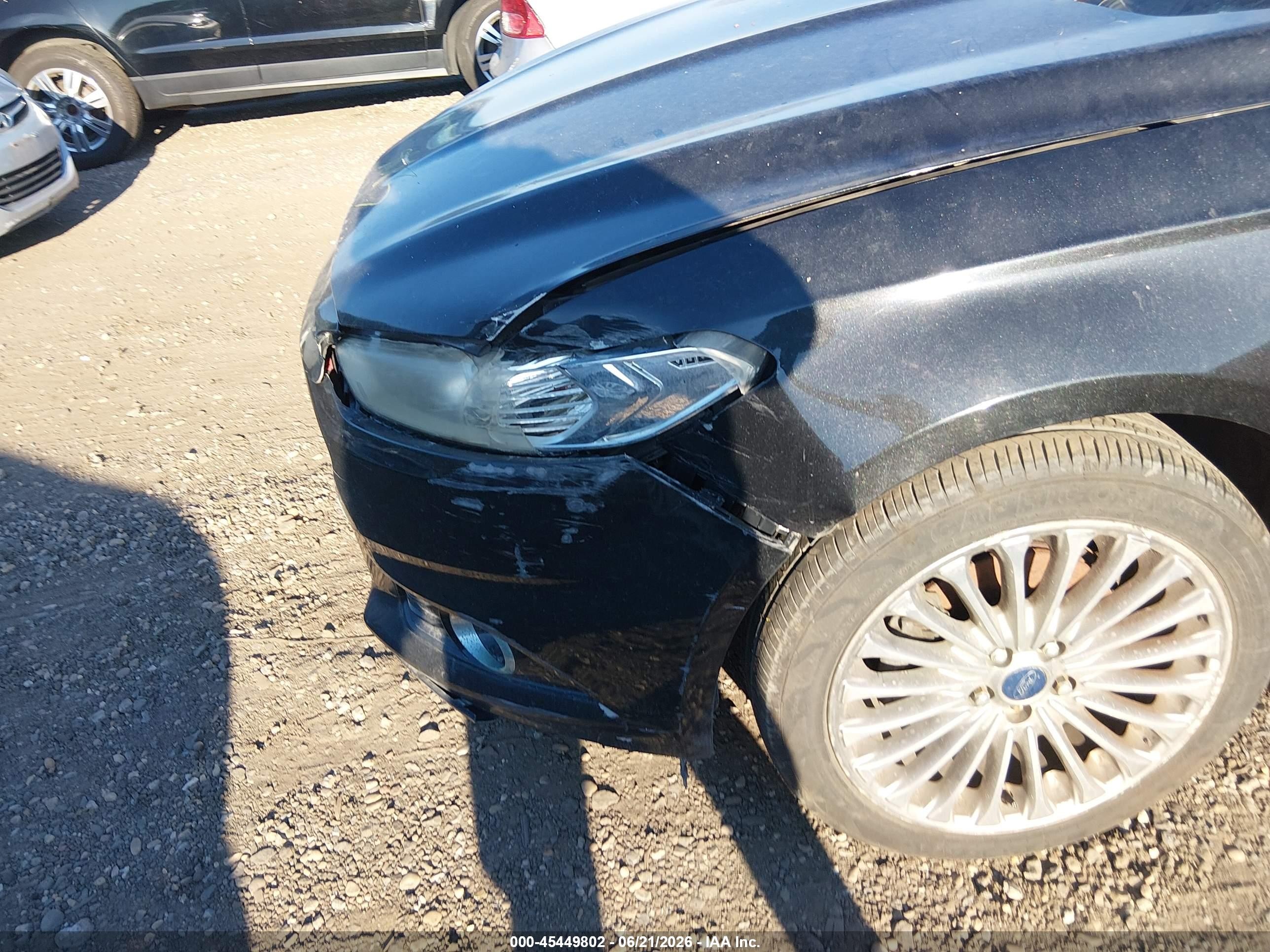 2015 Ford Fusion Titanium Black vin: 3FA6P0K99FR152455