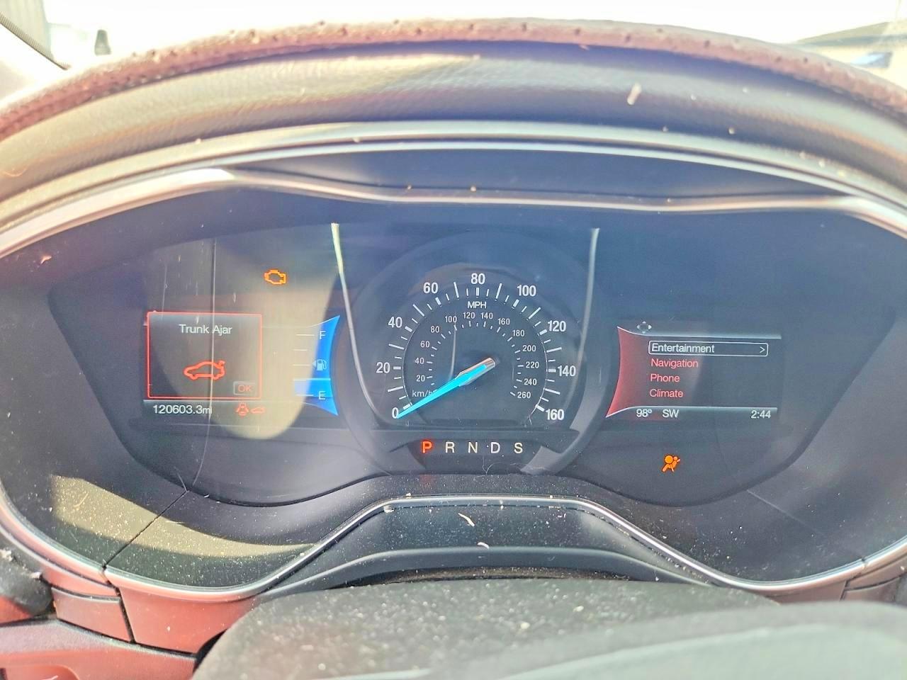 2015 Ford Fusion Titanium Maroon vin: 3FA6P0K99FR219605