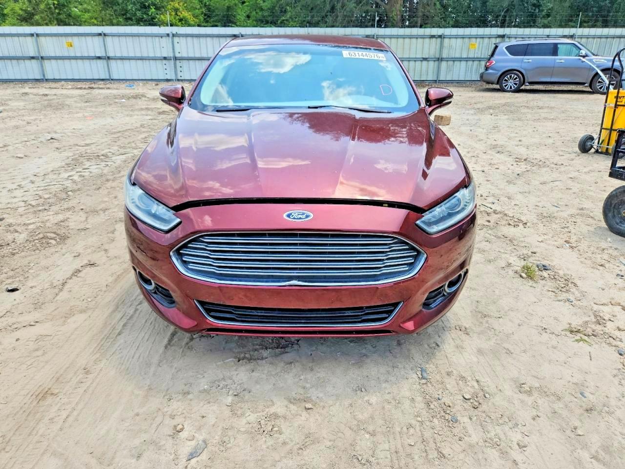 2015 Ford Fusion Titanium Maroon vin: 3FA6P0K99FR219605