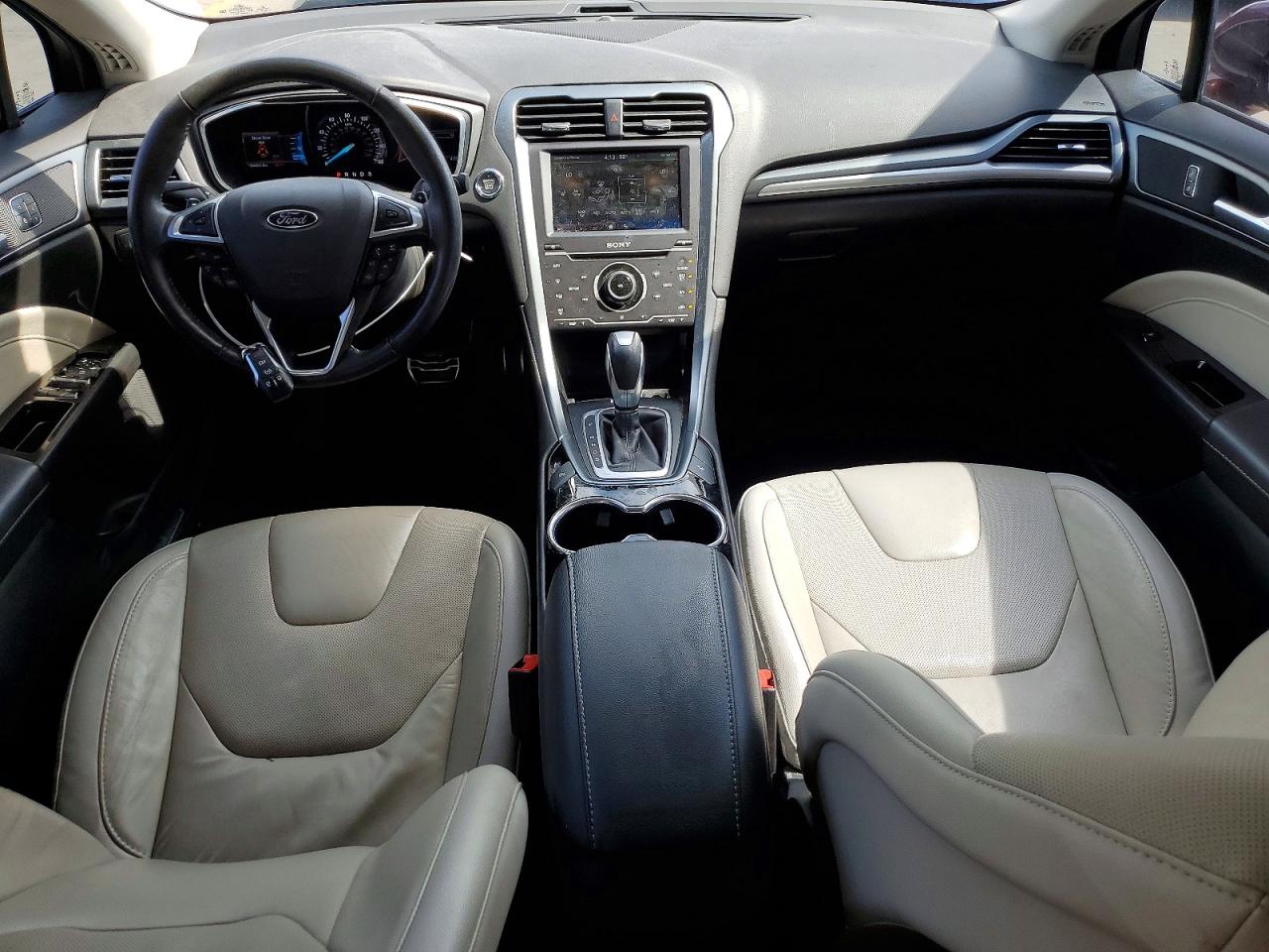 2015 Ford Fusion Titanium Burgundy vin: 3FA6P0K99FR276970