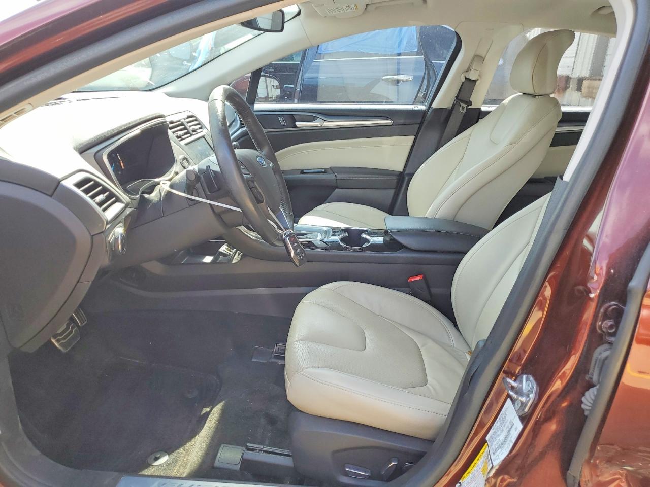 2015 Ford Fusion Titanium Burgundy vin: 3FA6P0K99FR276970