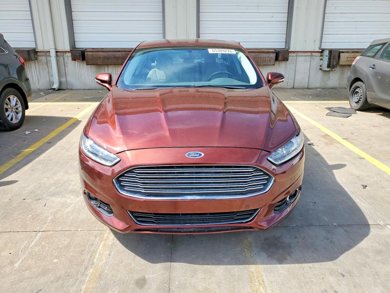 2015 Ford Fusion Titanium Burgundy vin: 3FA6P0K99FR276970