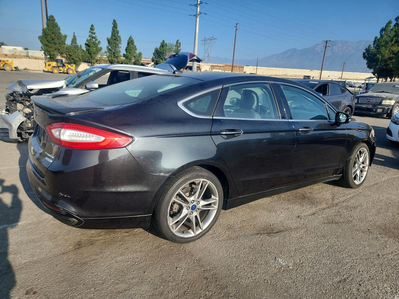 2015 Ford Fusion Titanium Black vin: 3FA6P0K99FR281005