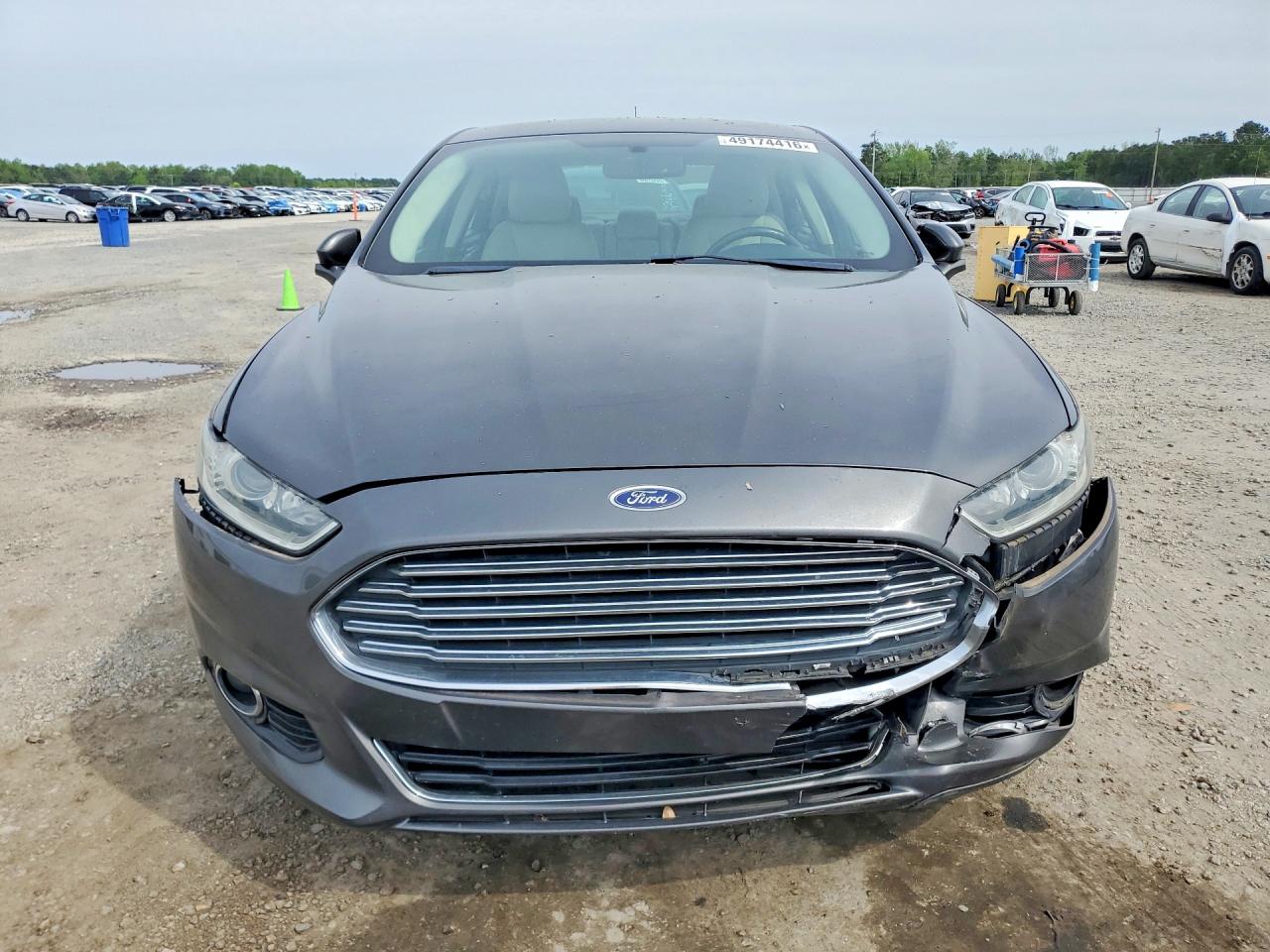 2016 Ford Fusion Titanium Gray vin: 3FA6P0K99GR158032