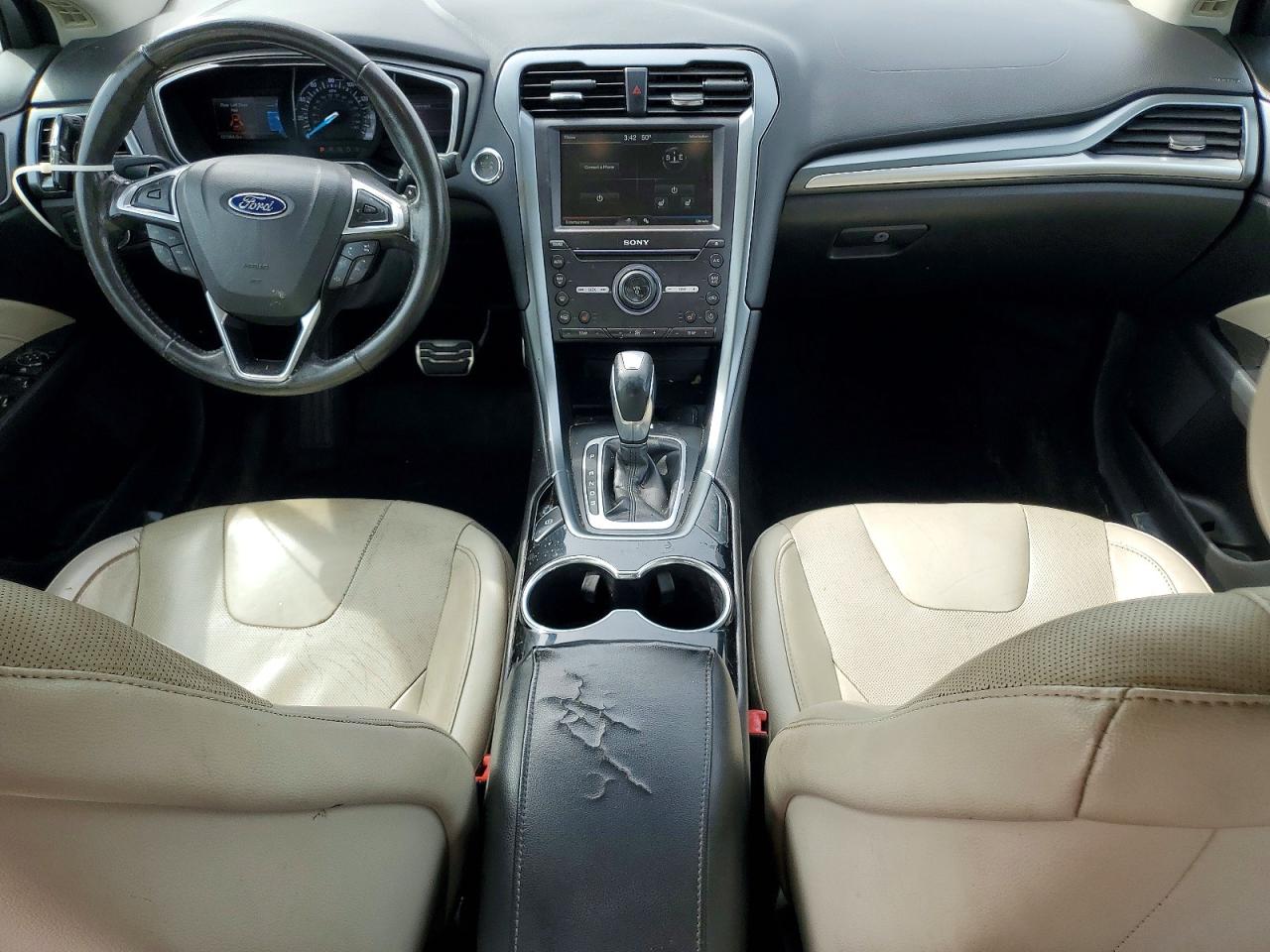 2016 Ford Fusion Titanium Gray vin: 3FA6P0K99GR158032