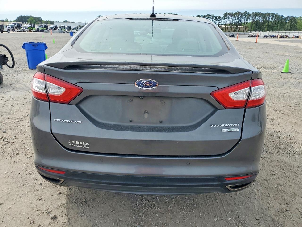 2016 Ford Fusion Titanium Gray vin: 3FA6P0K99GR158032