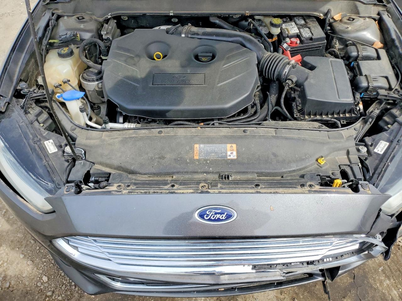 2016 Ford Fusion Titanium Gray vin: 3FA6P0K99GR158032