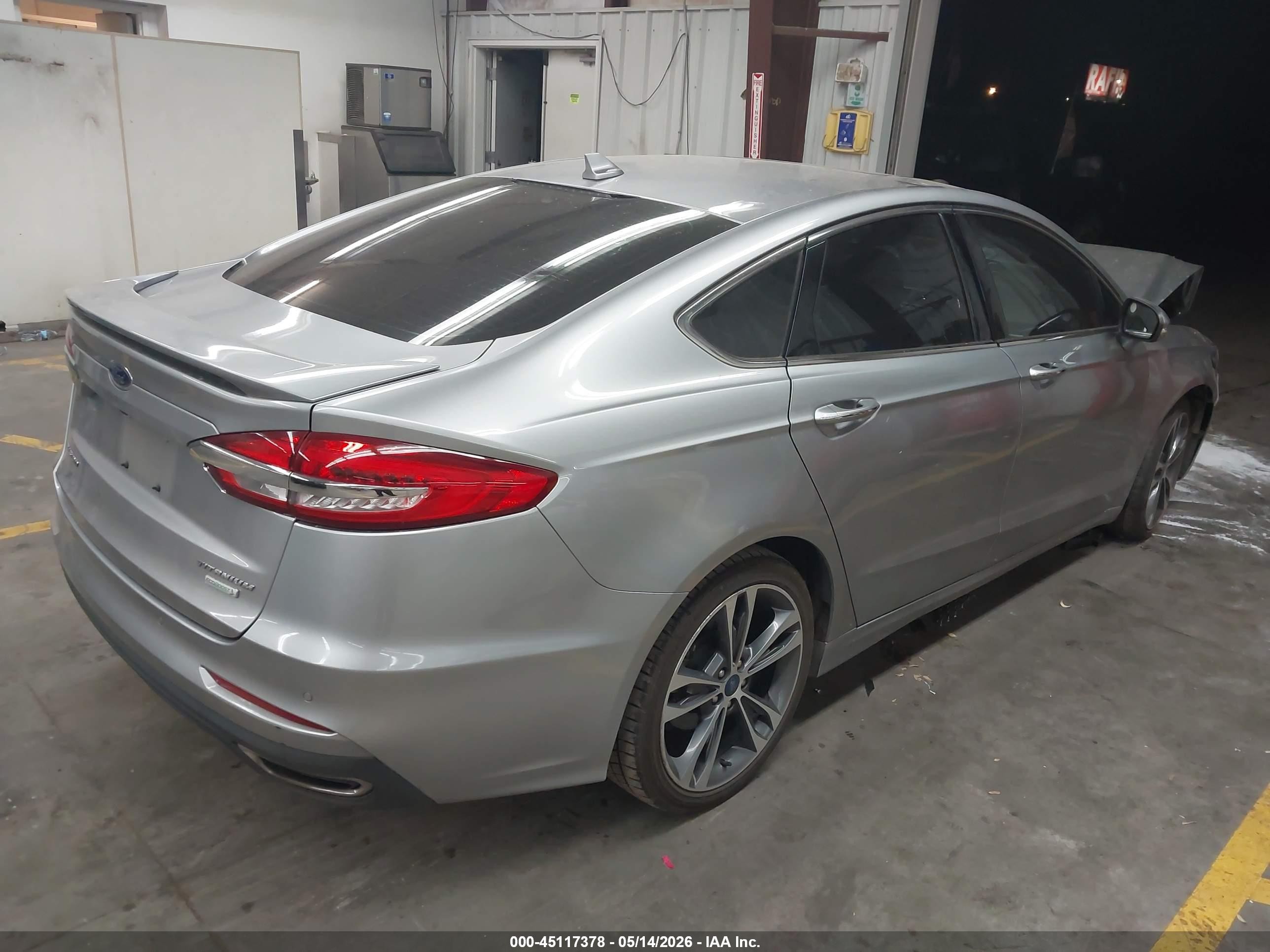2020 Ford Fusion Titanium Gray vin: 3FA6P0K99LR152970