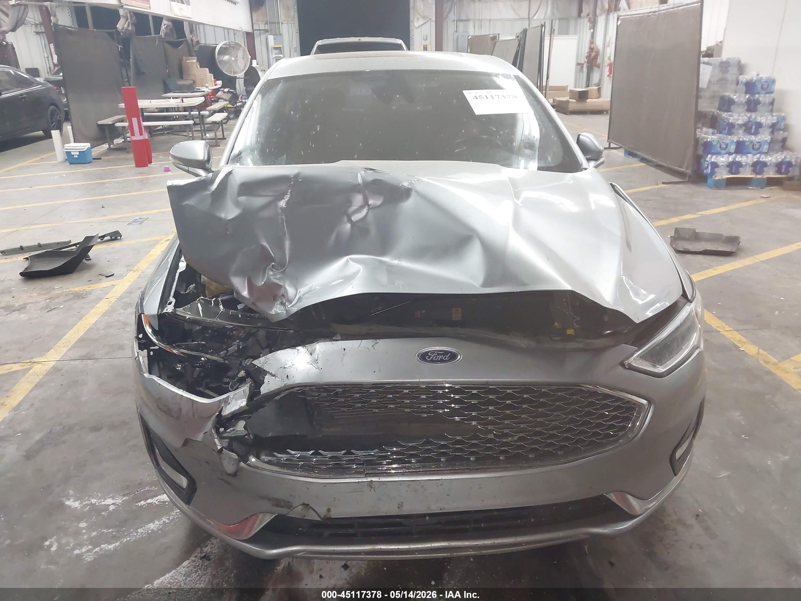 2020 Ford Fusion Titanium Gray vin: 3FA6P0K99LR152970