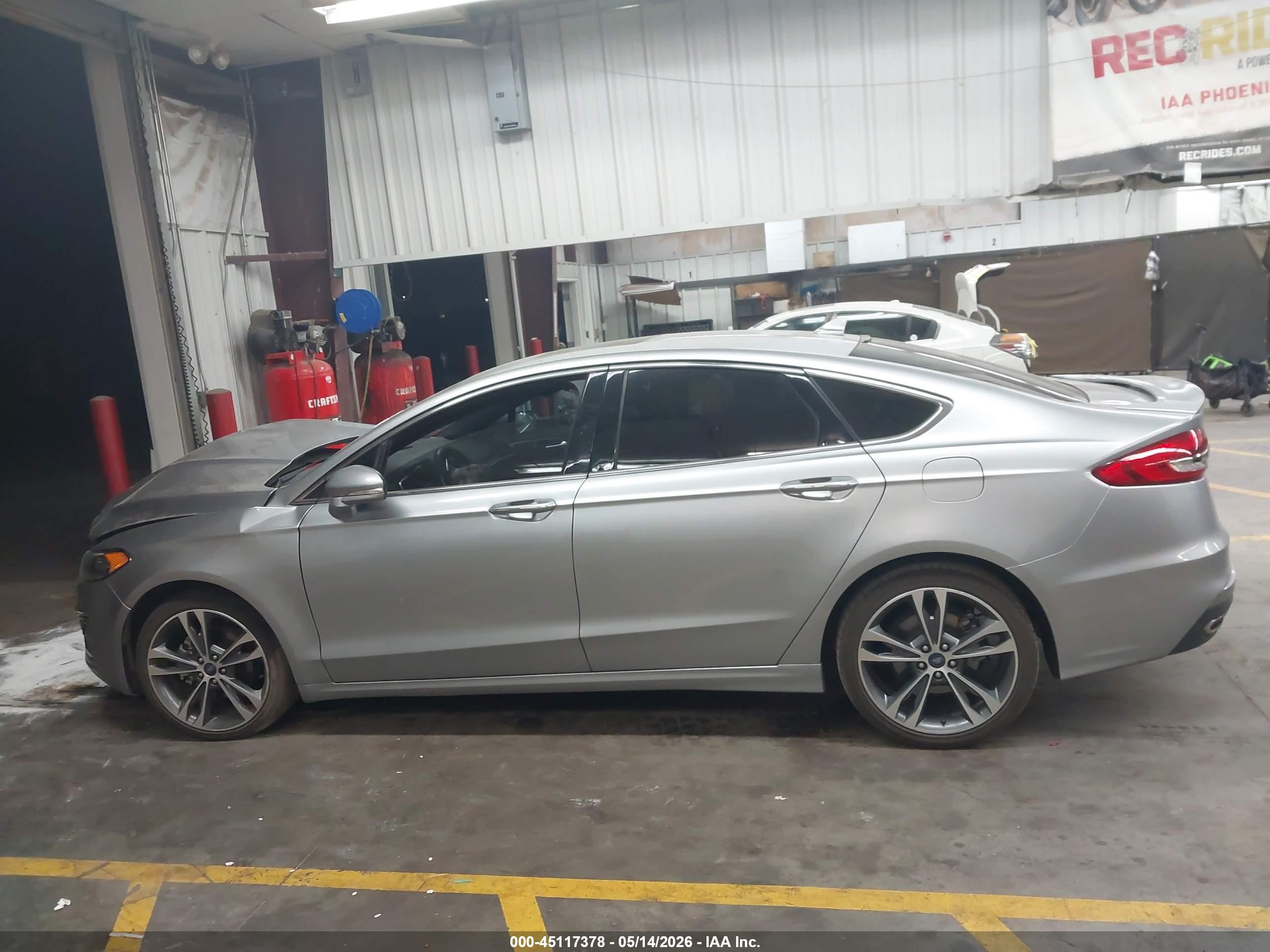 2020 Ford Fusion Titanium Gray vin: 3FA6P0K99LR152970