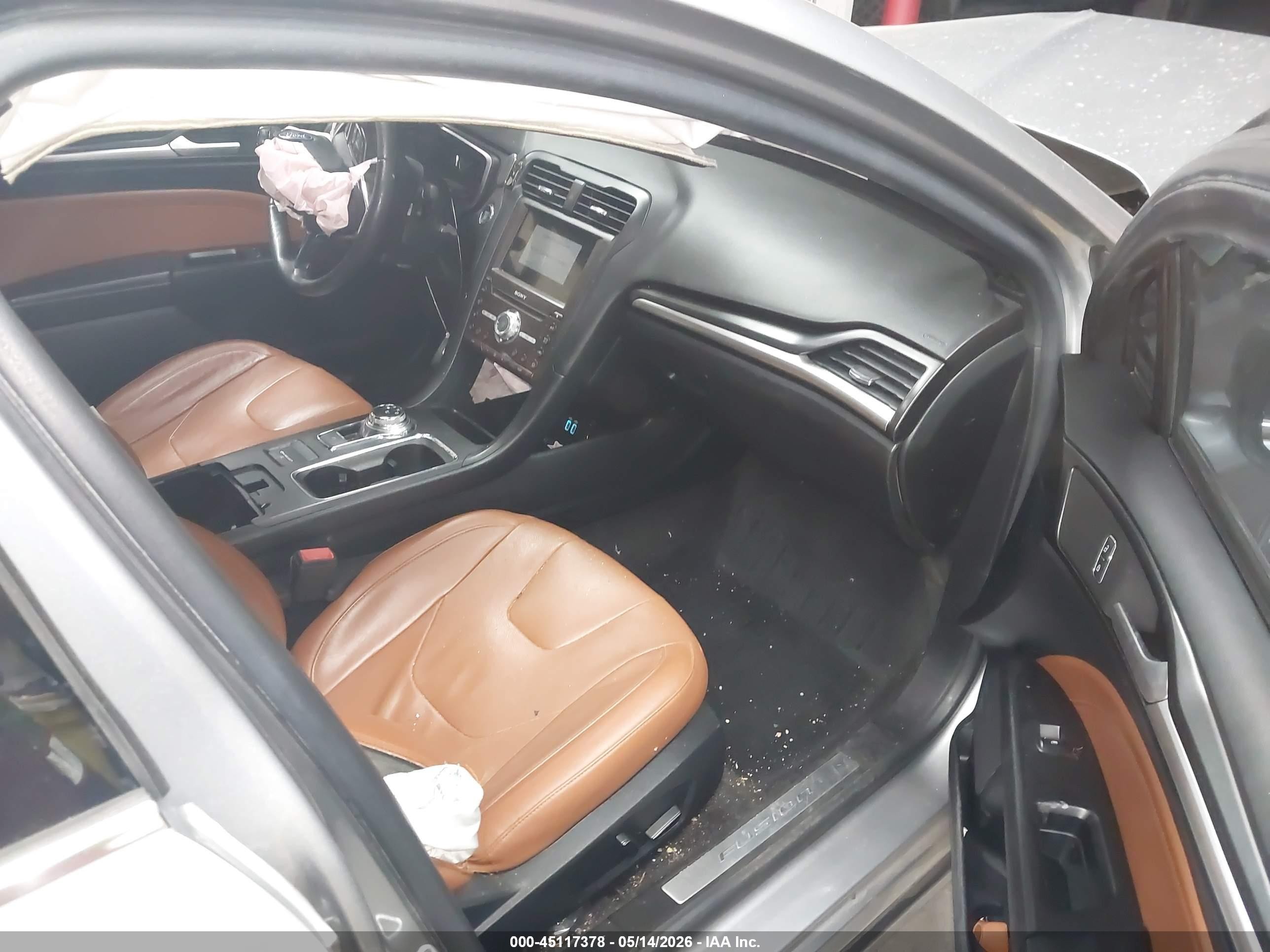2020 Ford Fusion Titanium Gray vin: 3FA6P0K99LR152970