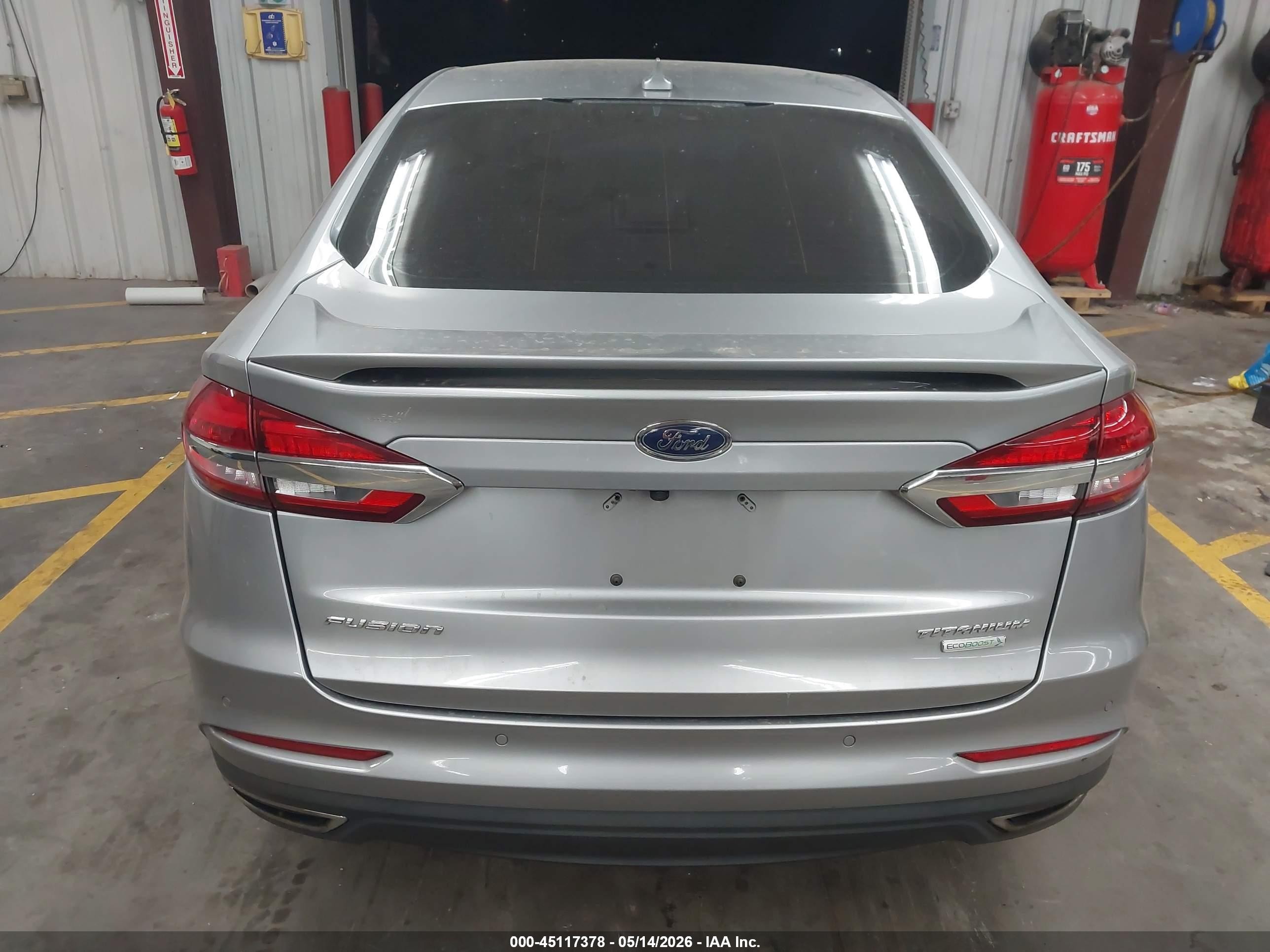 2020 Ford Fusion Titanium Gray vin: 3FA6P0K99LR152970