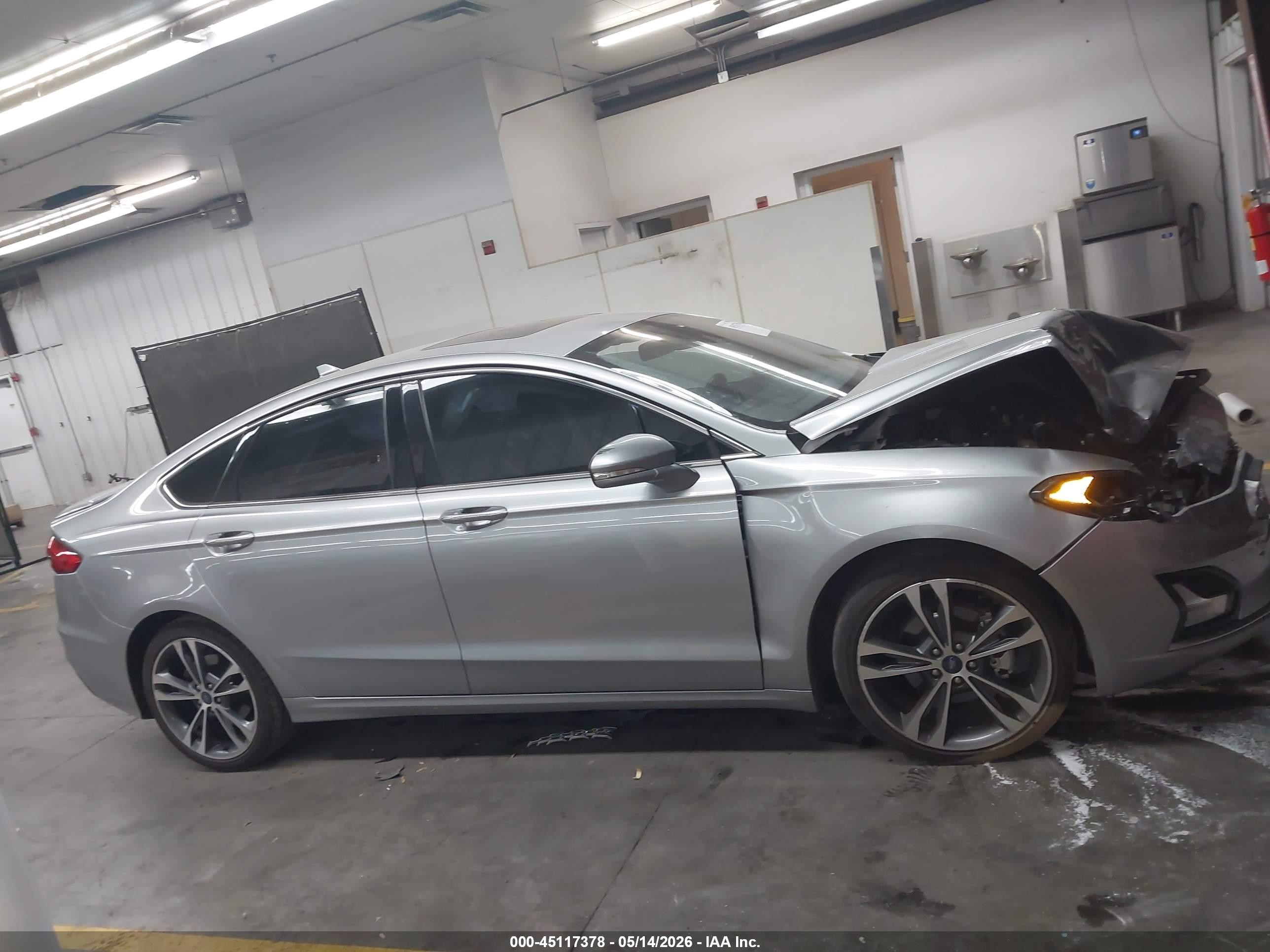 2020 Ford Fusion Titanium Gray vin: 3FA6P0K99LR152970