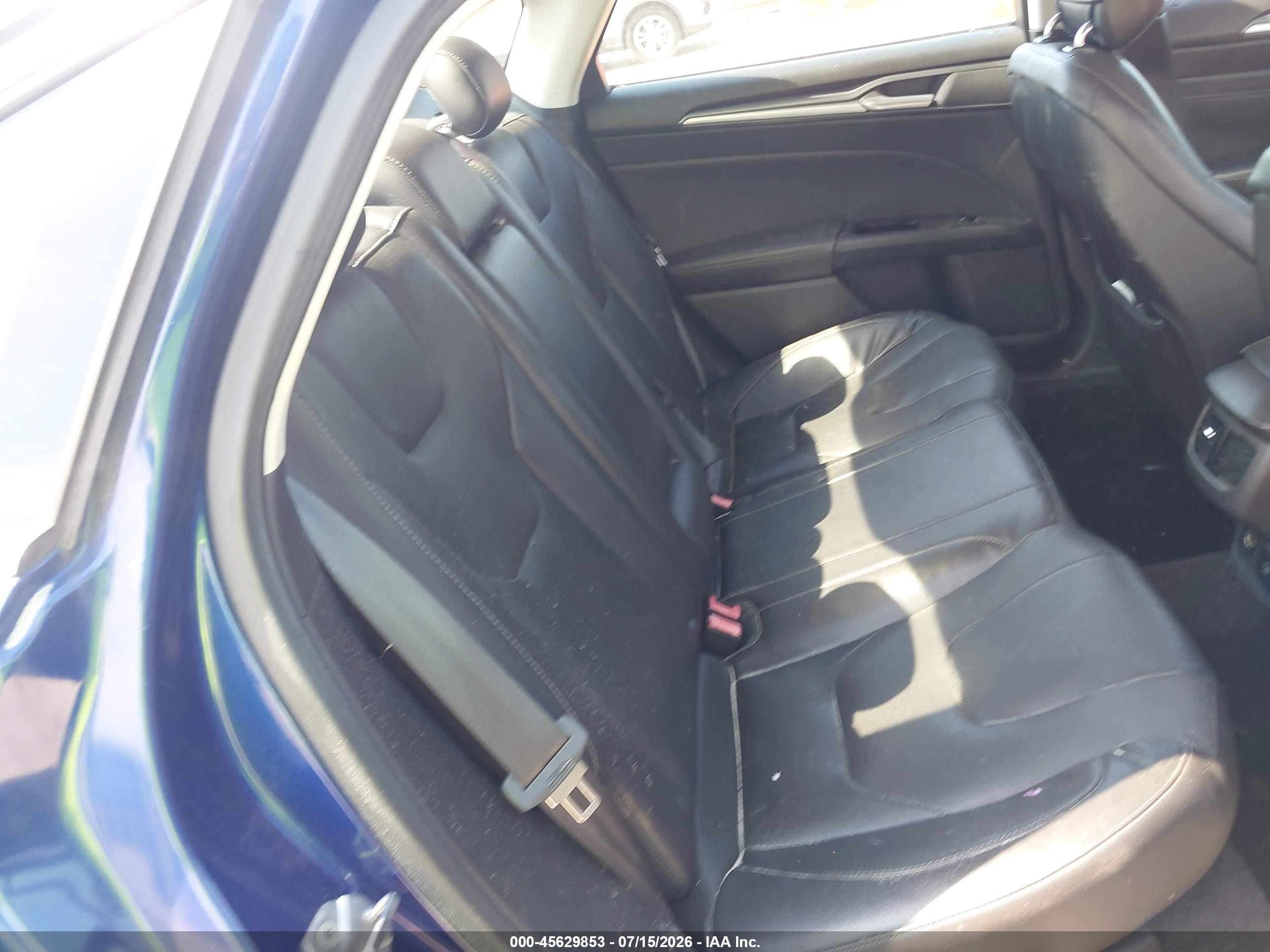 2013 Ford Fusion Titanium Blue vin: 3FA6P0K9XDR106050