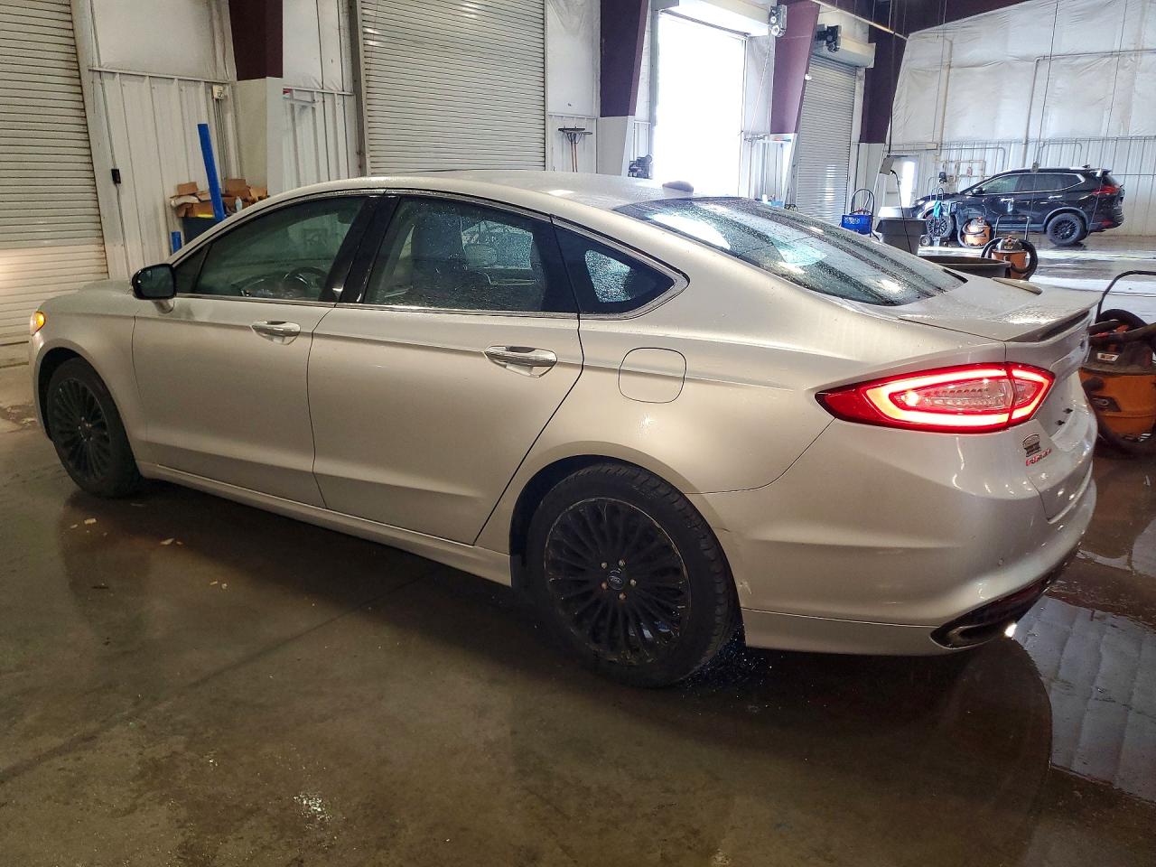 2013 Ford Fusion Titanium Silver vin: 3FA6P0K9XDR121633