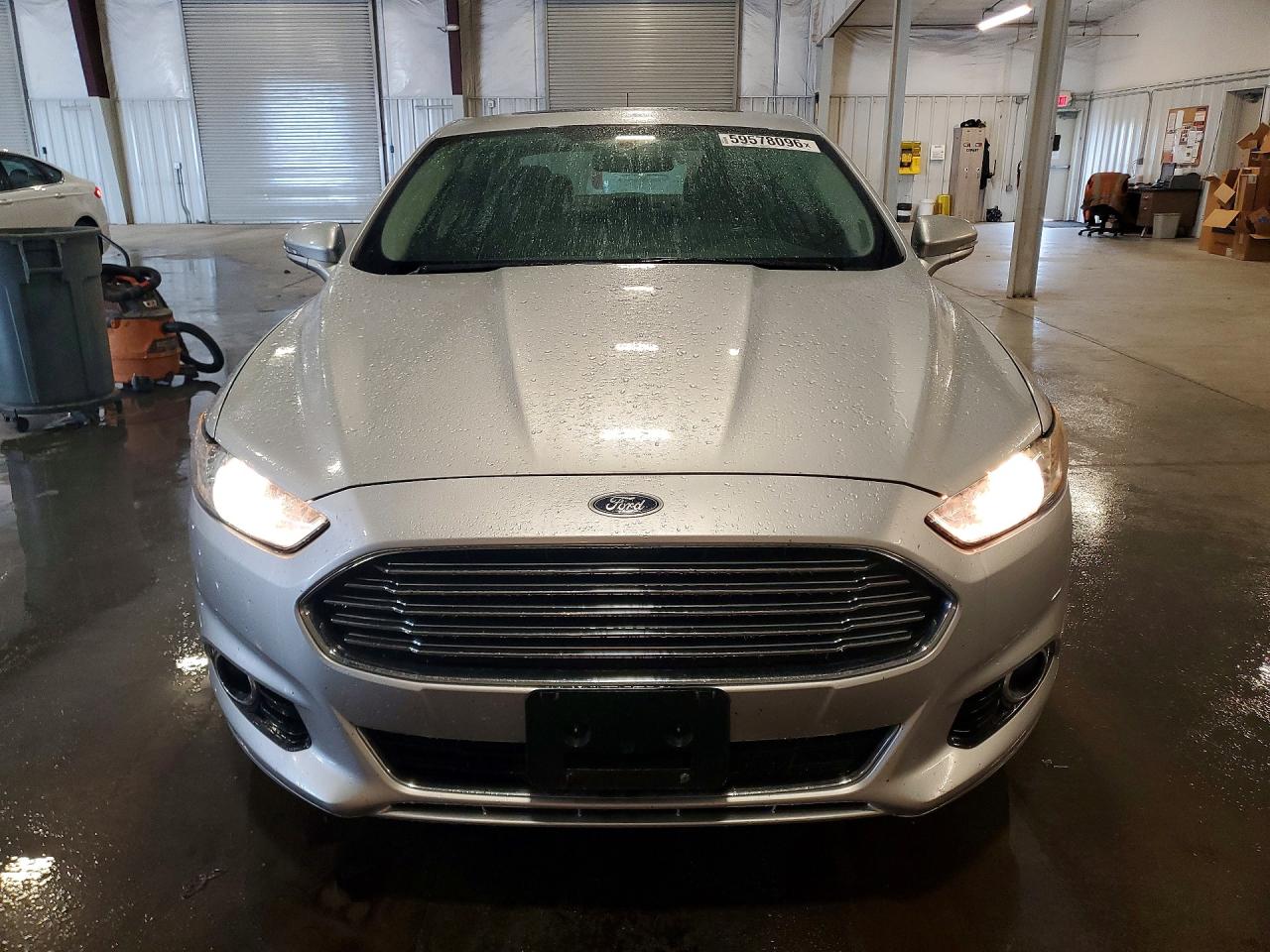 2013 Ford Fusion Titanium Silver vin: 3FA6P0K9XDR121633