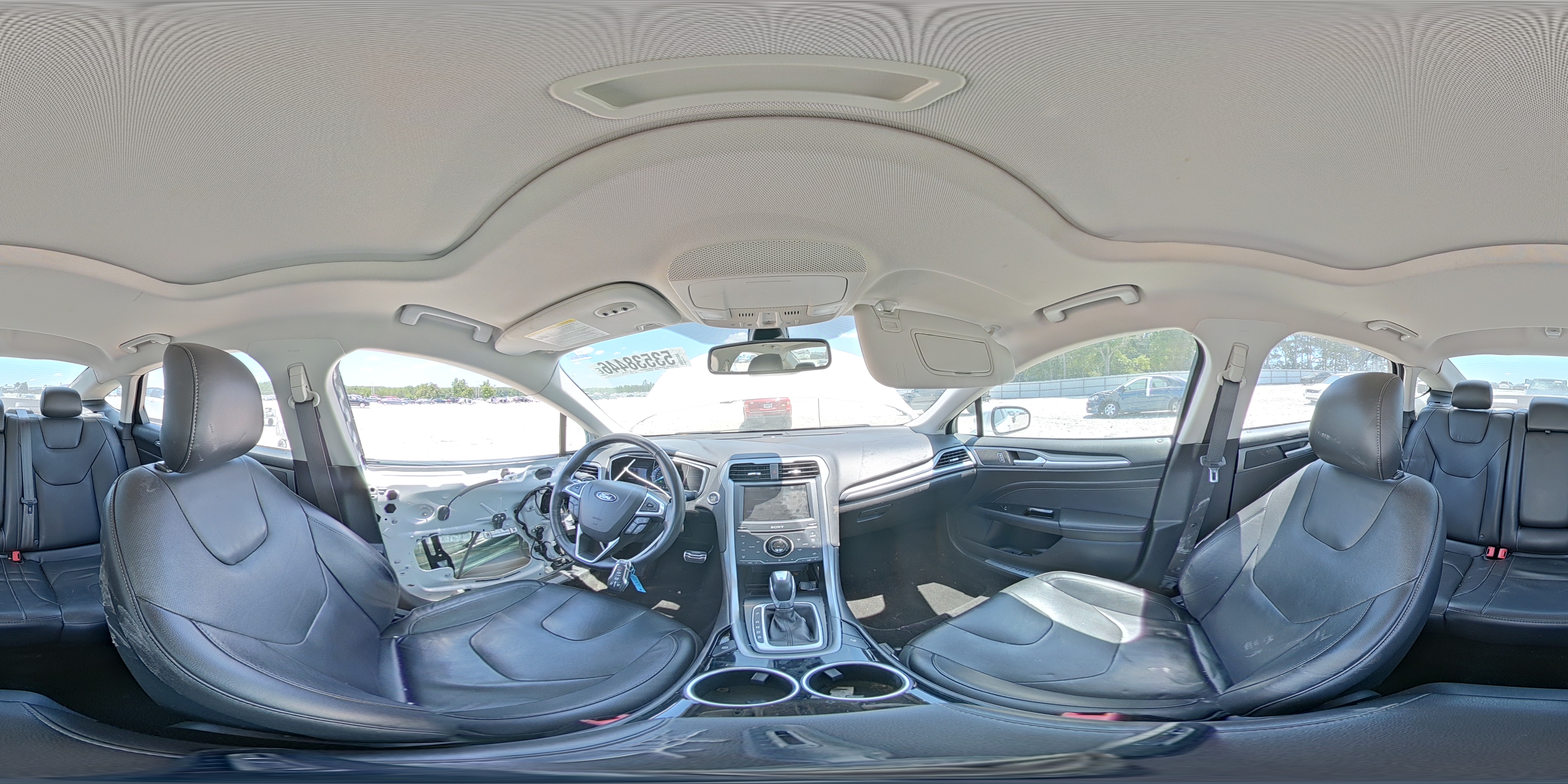 2013 Ford Fusion Titanium White vin: 3FA6P0K9XDR146676