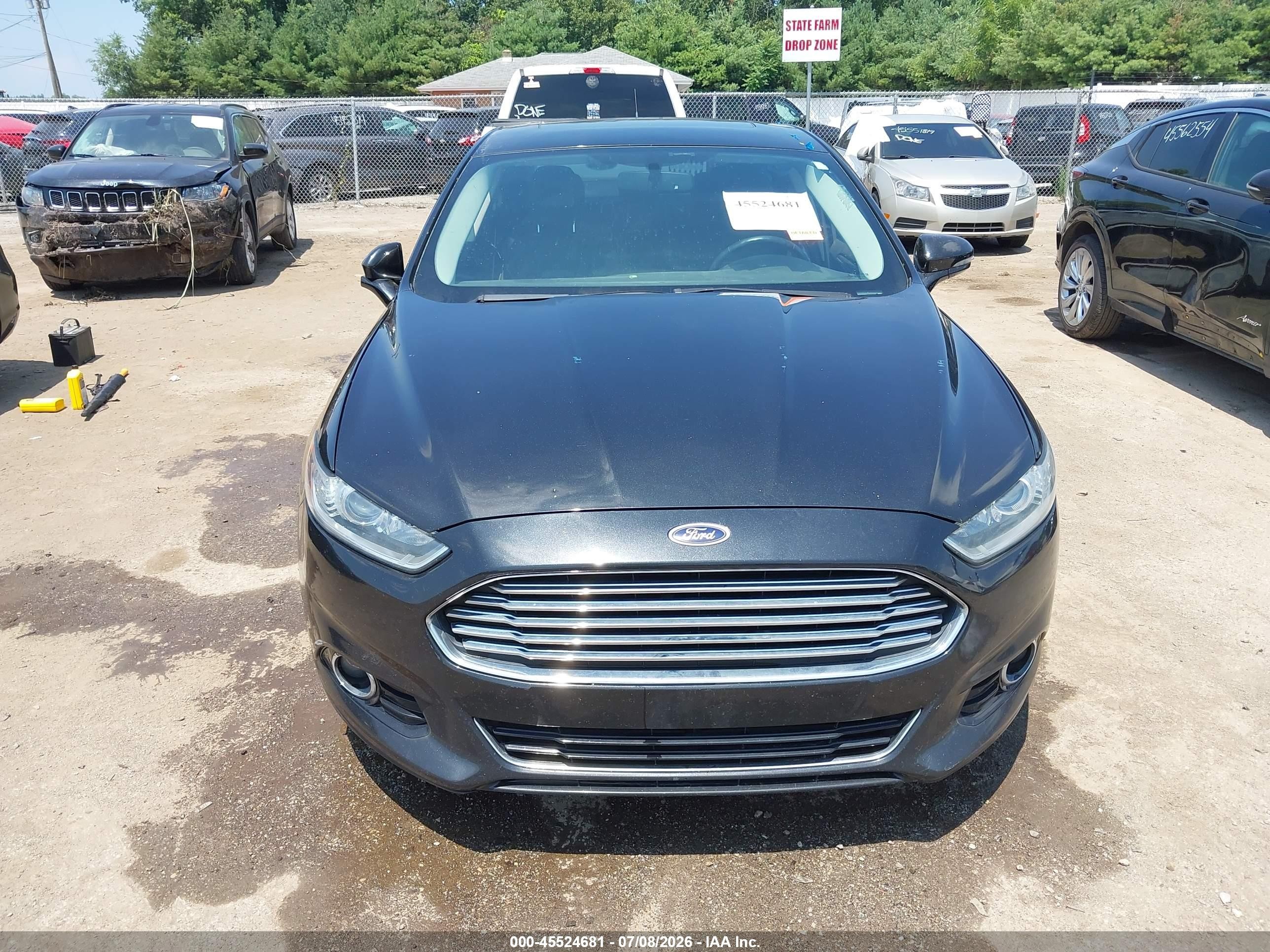 2013 Ford Fusion Titanium Черный vin: 3FA6P0K9XDR207833