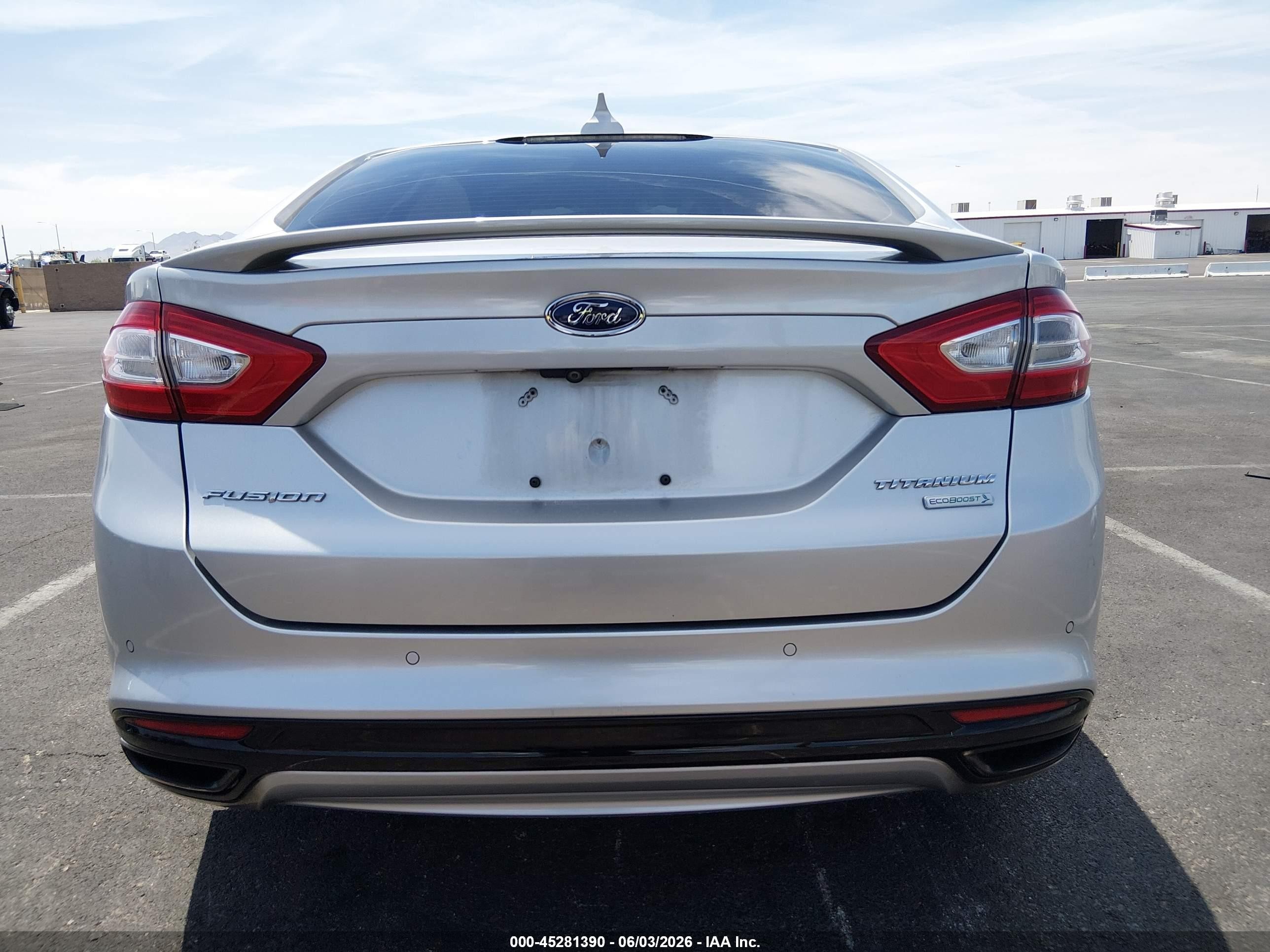 2013 Ford Fusion Titanium Silver vin: 3FA6P0K9XDR261195