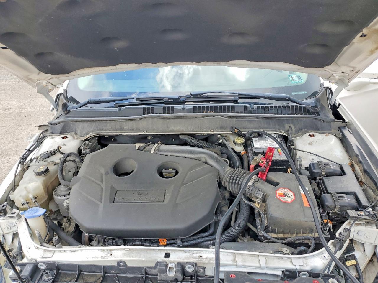 2013 Ford Fusion Titanium White vin: 3FA6P0K9XDR265960
