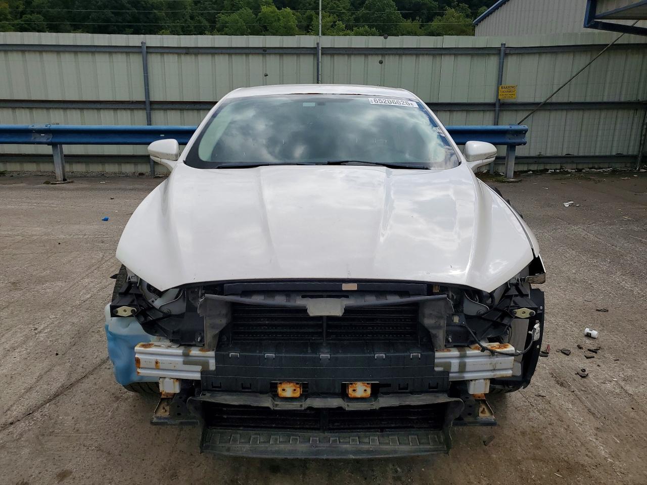 2013 Ford Fusion Titanium White vin: 3FA6P0K9XDR265960