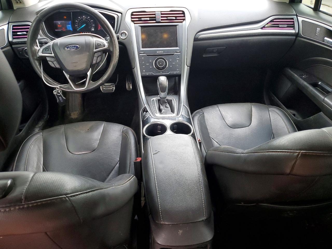 2013 Ford Fusion Titanium White vin: 3FA6P0K9XDR265960