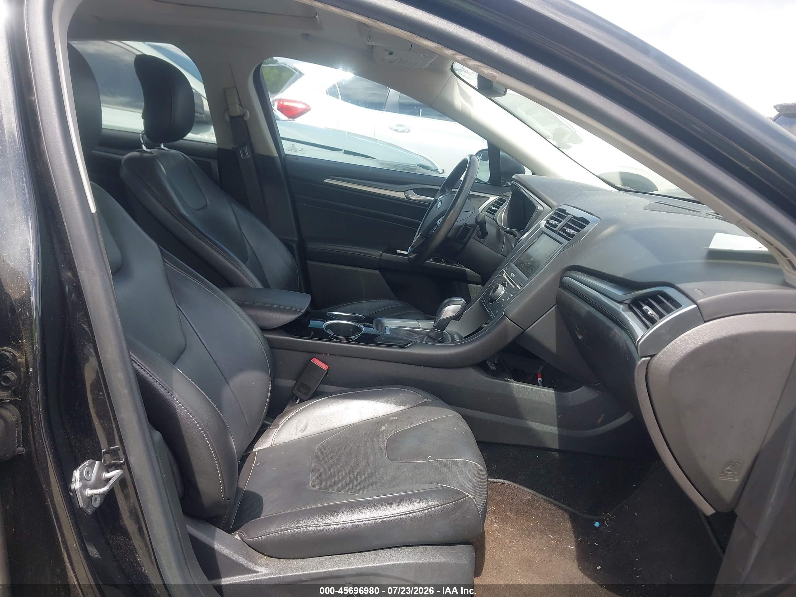 2013 Ford Fusion Titanium Black vin: 3FA6P0K9XDR288719