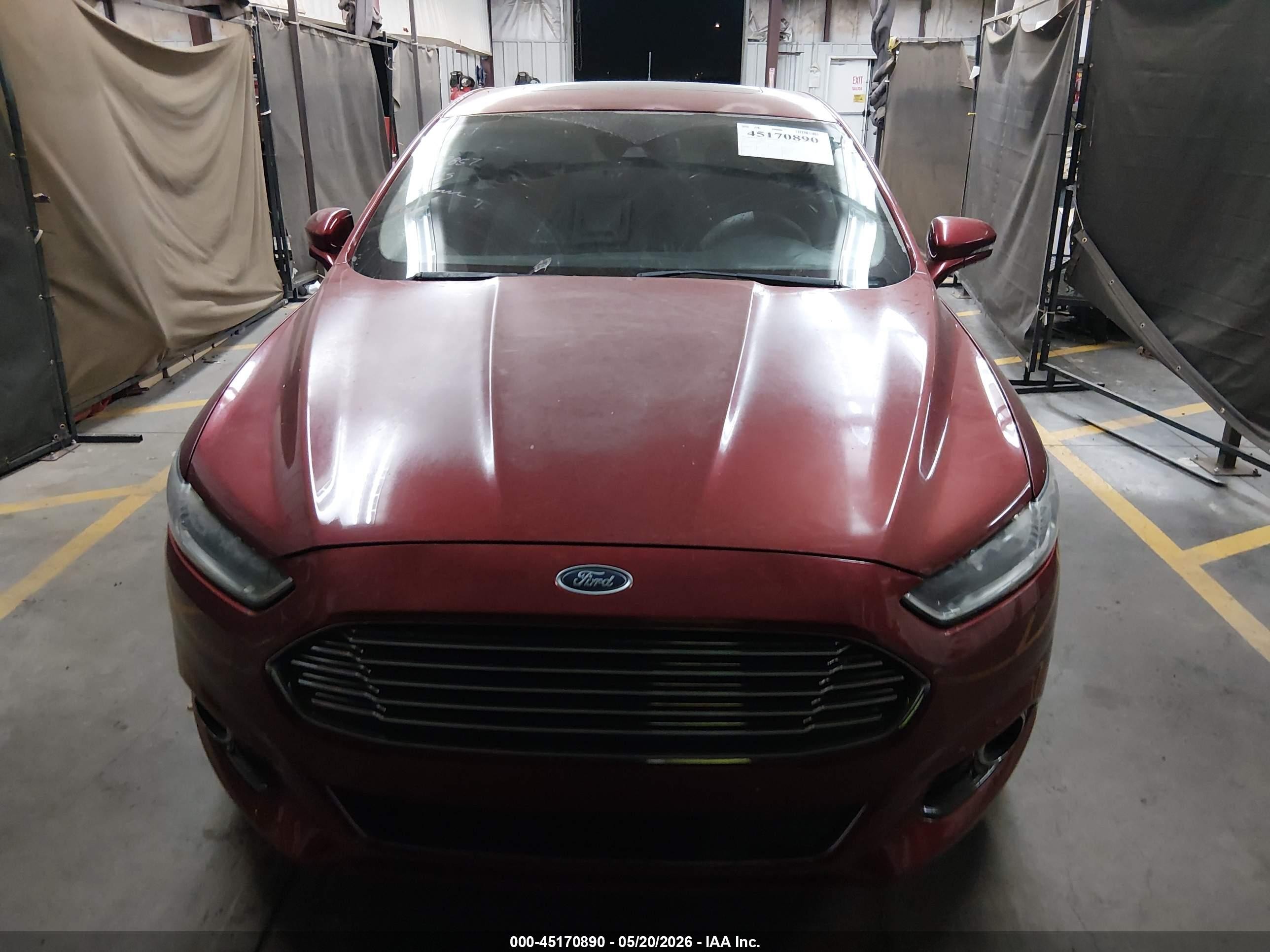 2013 Ford Fusion Titanium Красный vin: 3FA6P0K9XDR325624