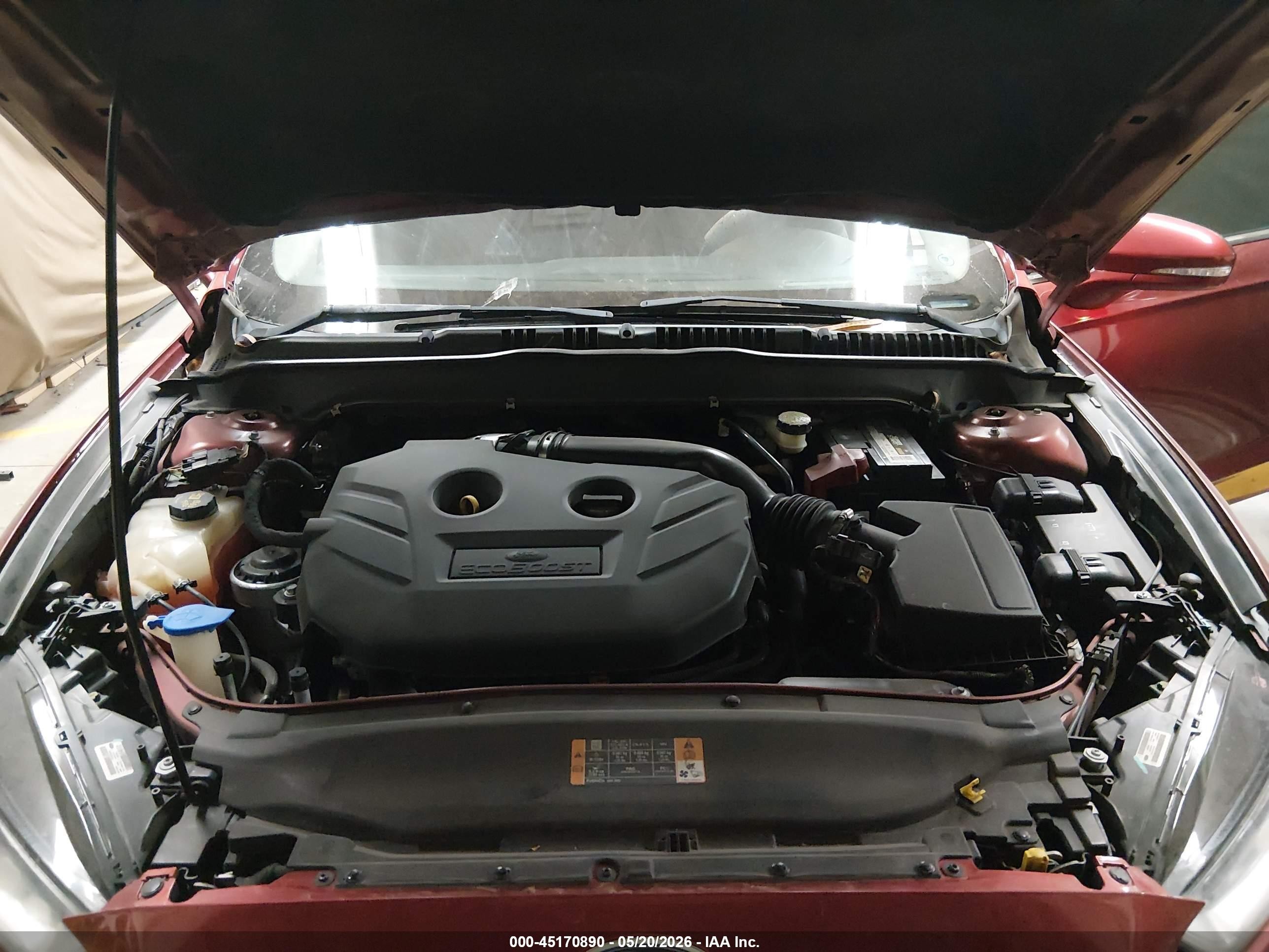 2013 Ford Fusion Titanium Красный vin: 3FA6P0K9XDR325624